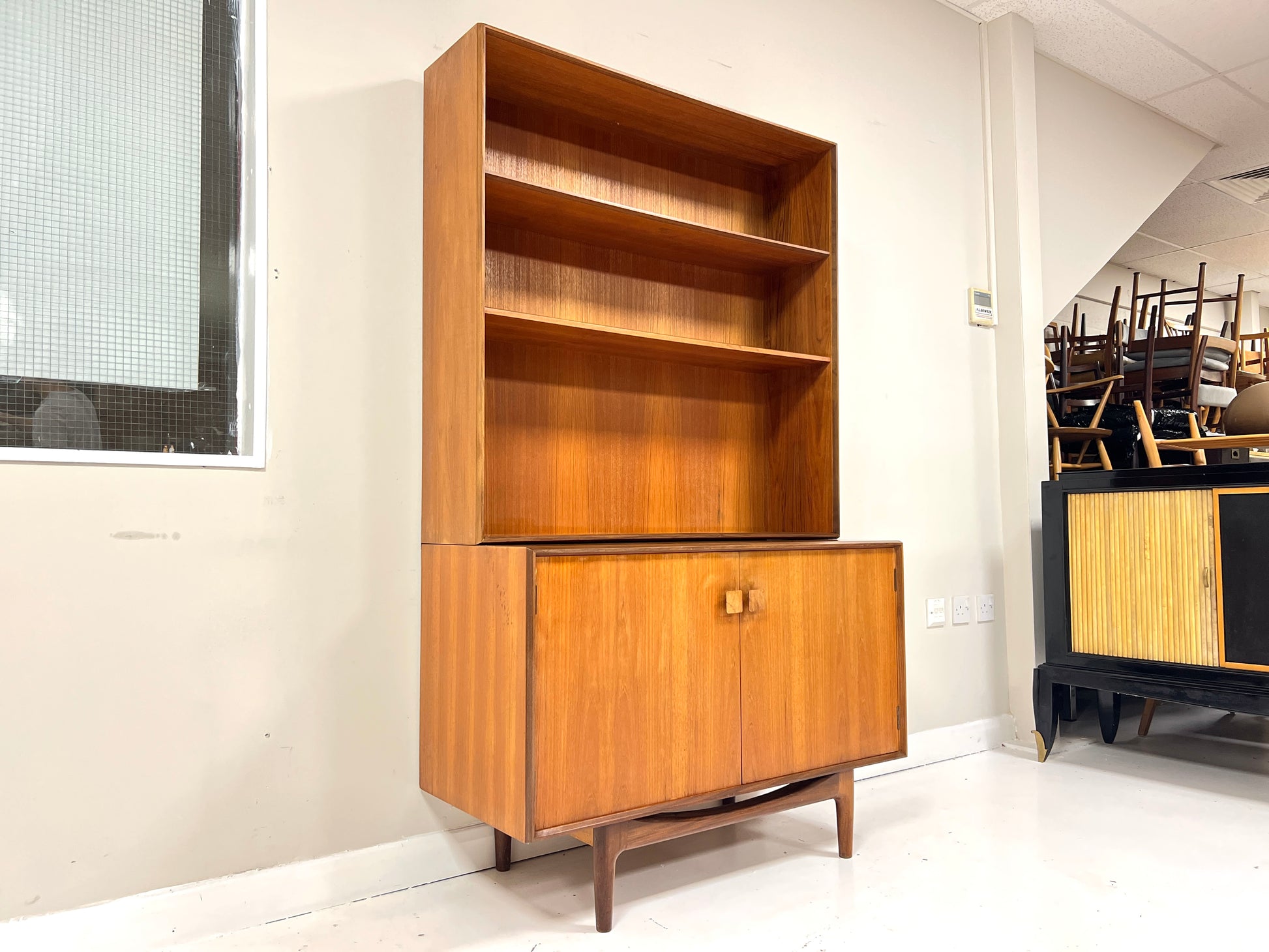 Kofod Larsen, Mid Century Teak Bookcase