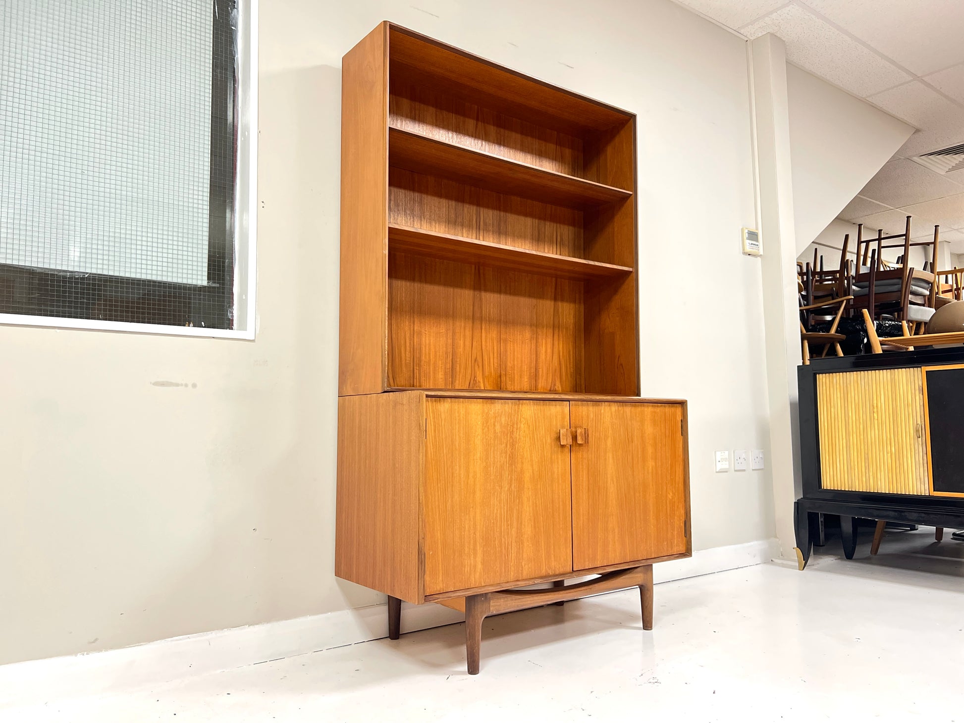 Kofod Larsen, Mid Century Teak Bookcase