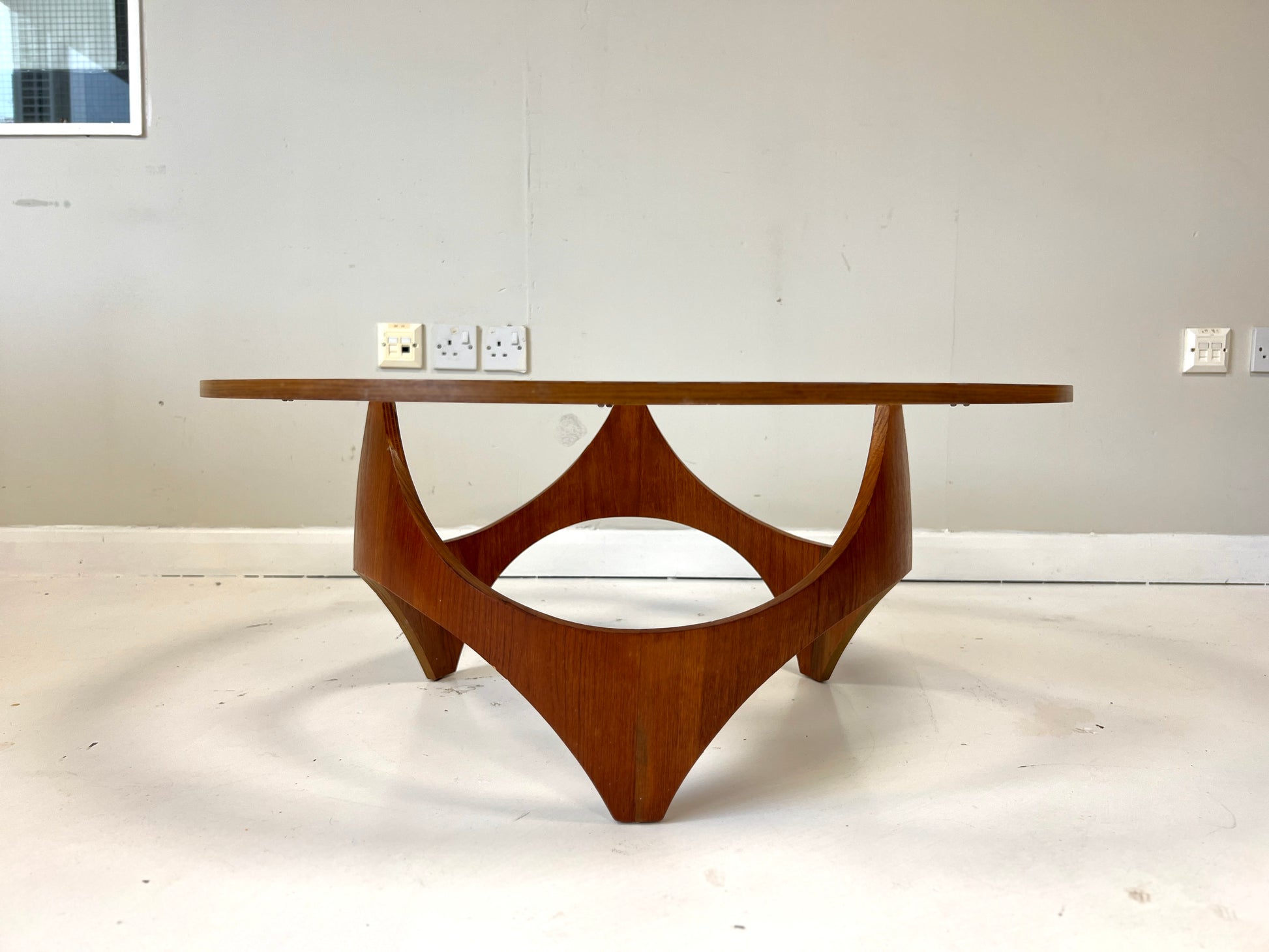 Henry P. Glass, Biomorphic Teak Coffee Table