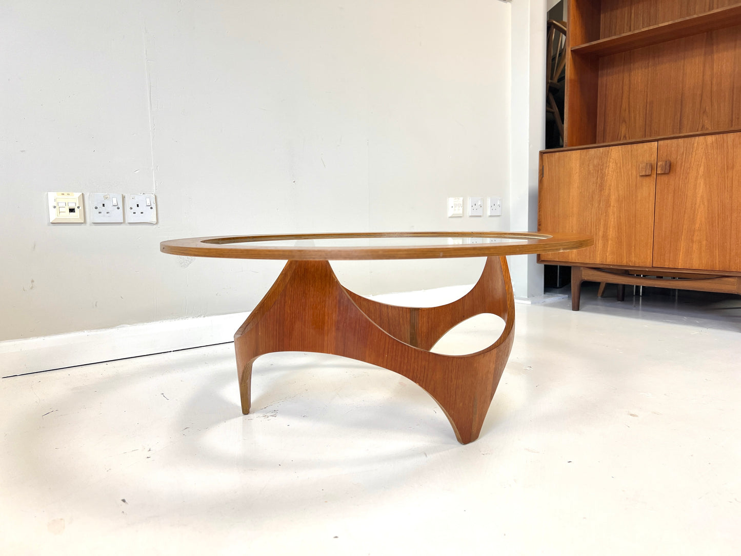 Henry P. Glass, Biomorphic Teak Coffee Table