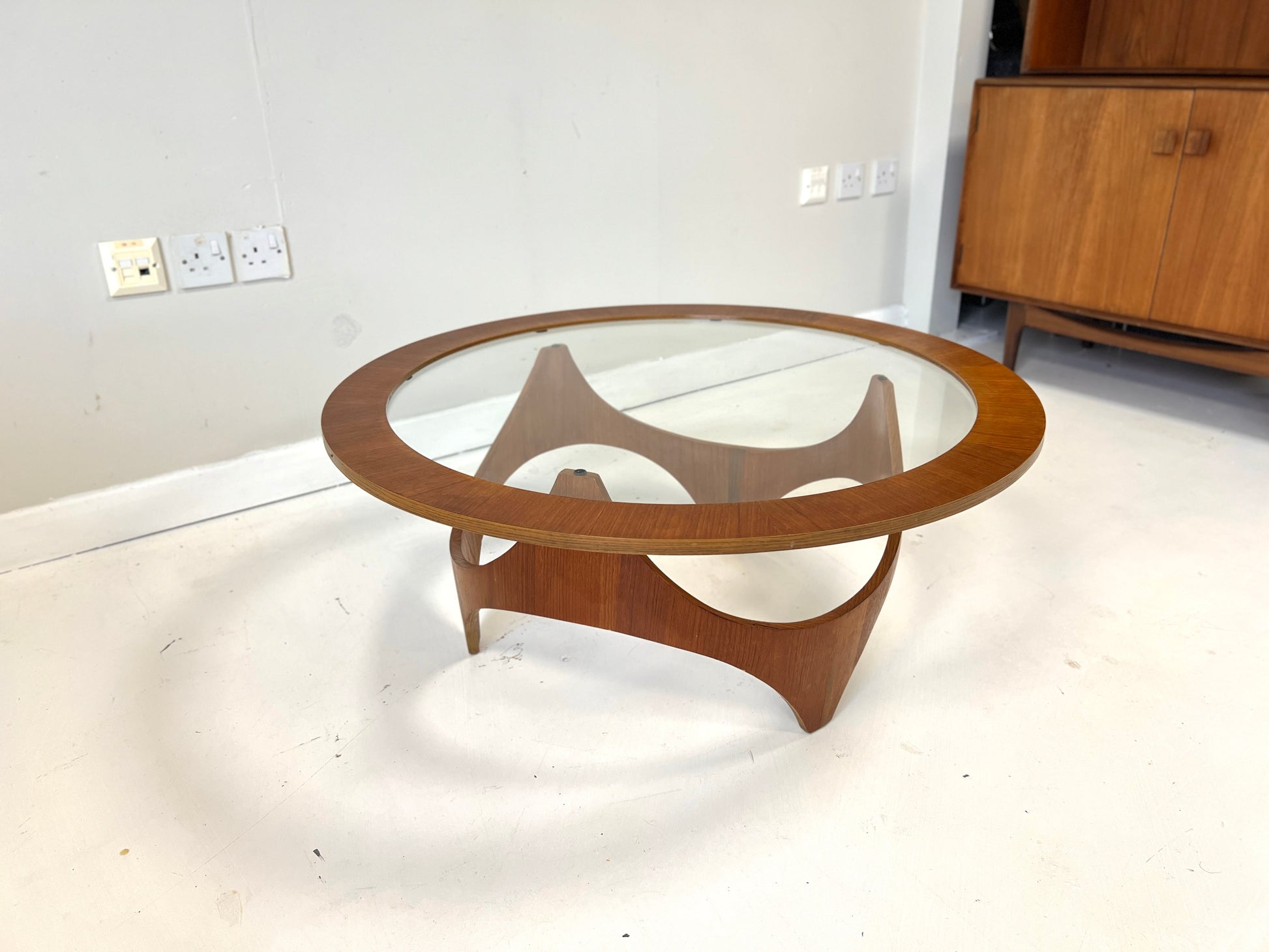 Henry P. Glass, Biomorphic Teak Coffee Table