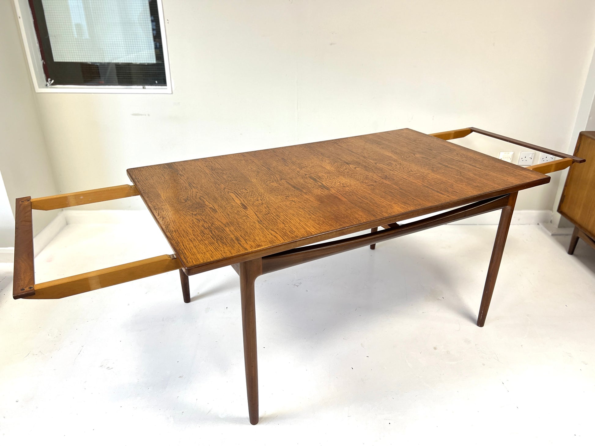 Kofod Larsen, Mid Century Teak Extending Dining Table