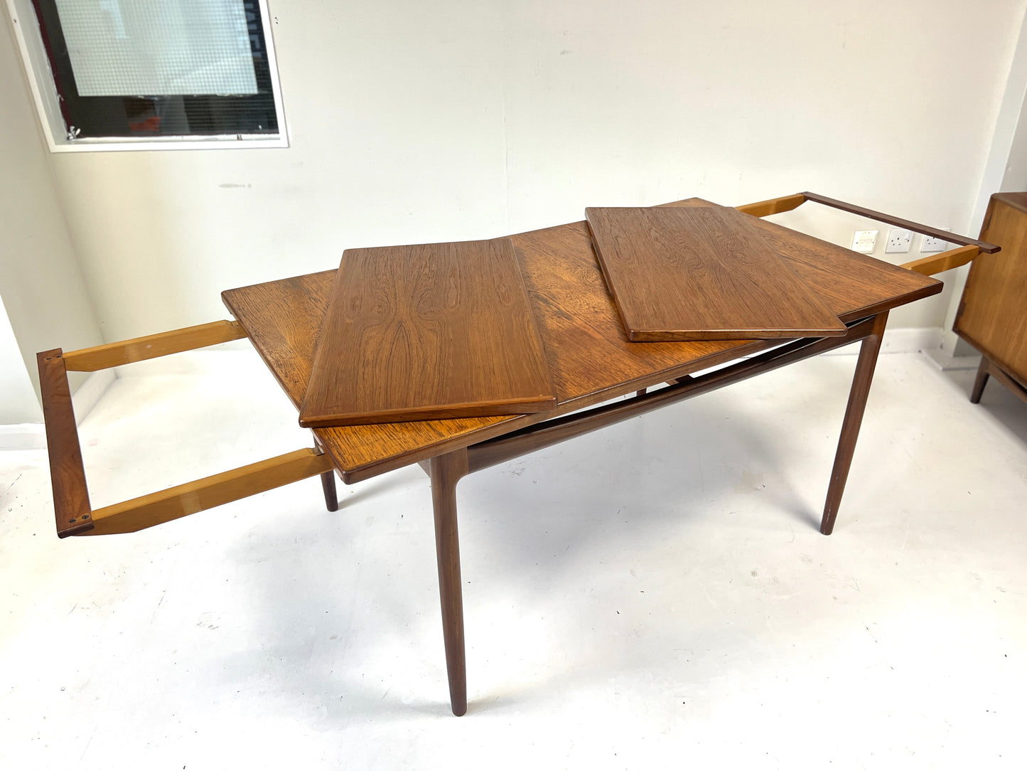 Kofod Larsen, Mid Century Teak Extending Dining Table