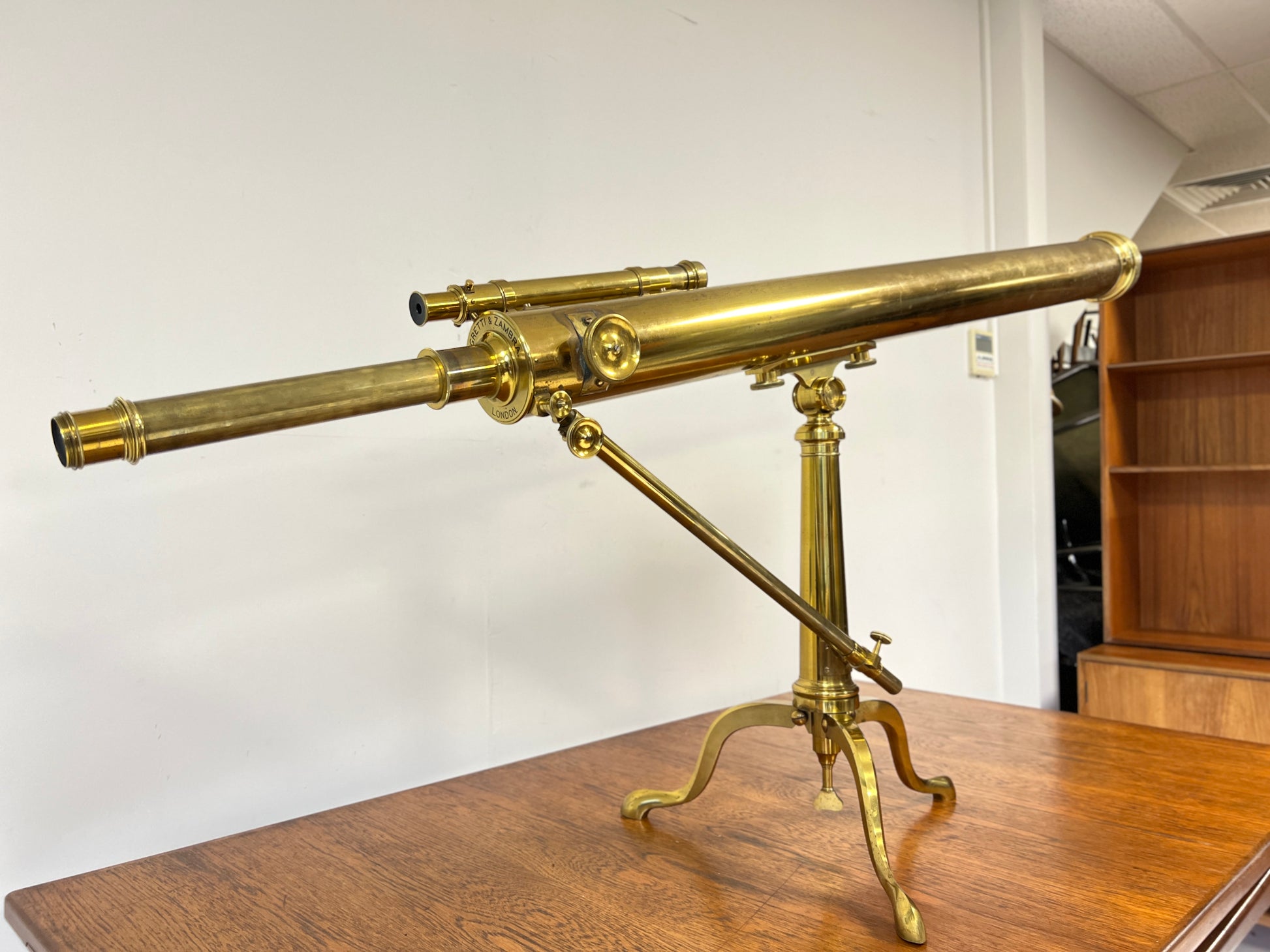 Negretti & Zambra, 19th Century Brass Telescope