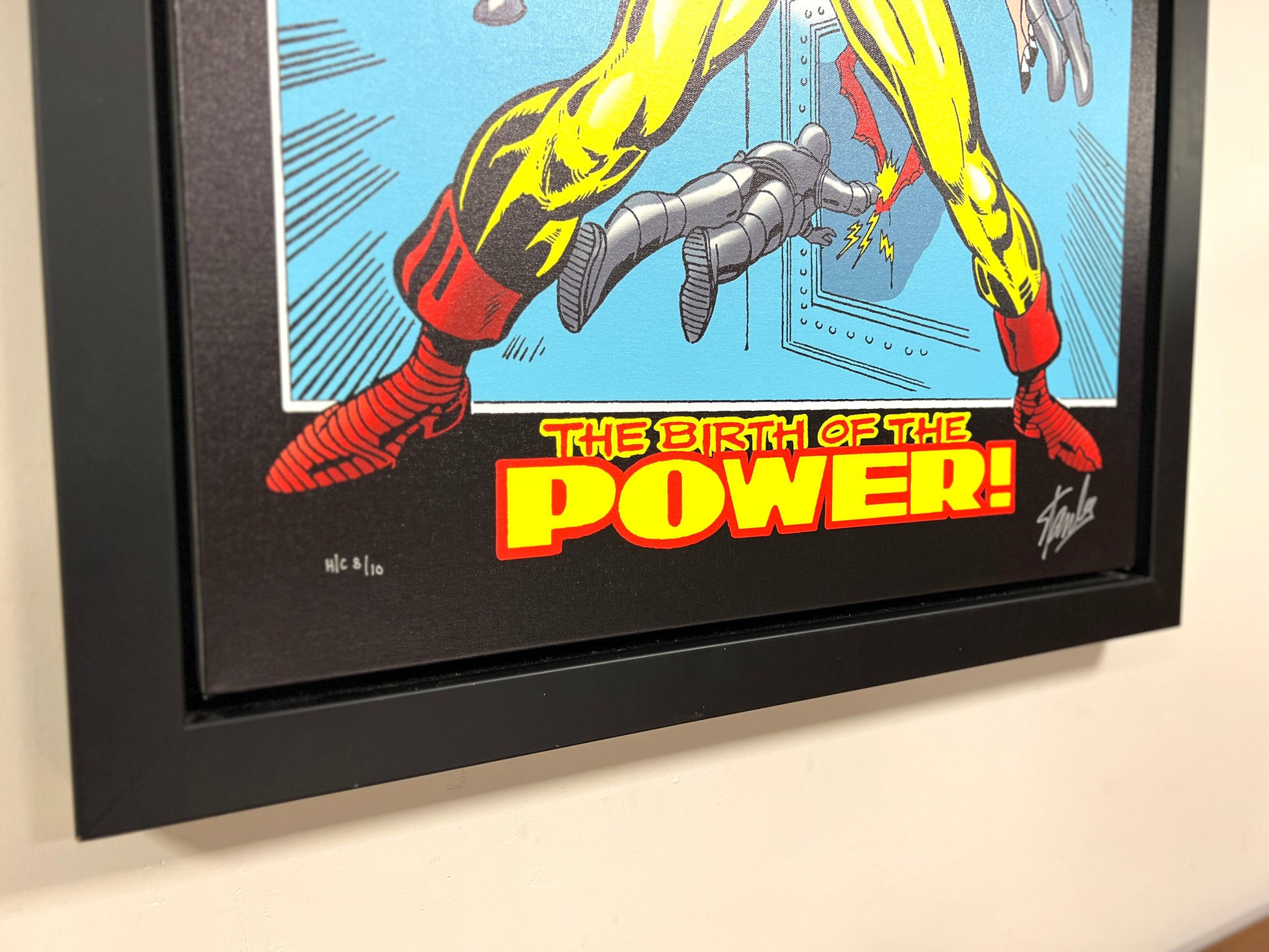 Washington Green Fine Art, Marvel The Invincible Iron Man, Framed Canvas Print