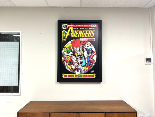 Washington Green Fine Art, Marvel The Avengers, Framed Canvas Print