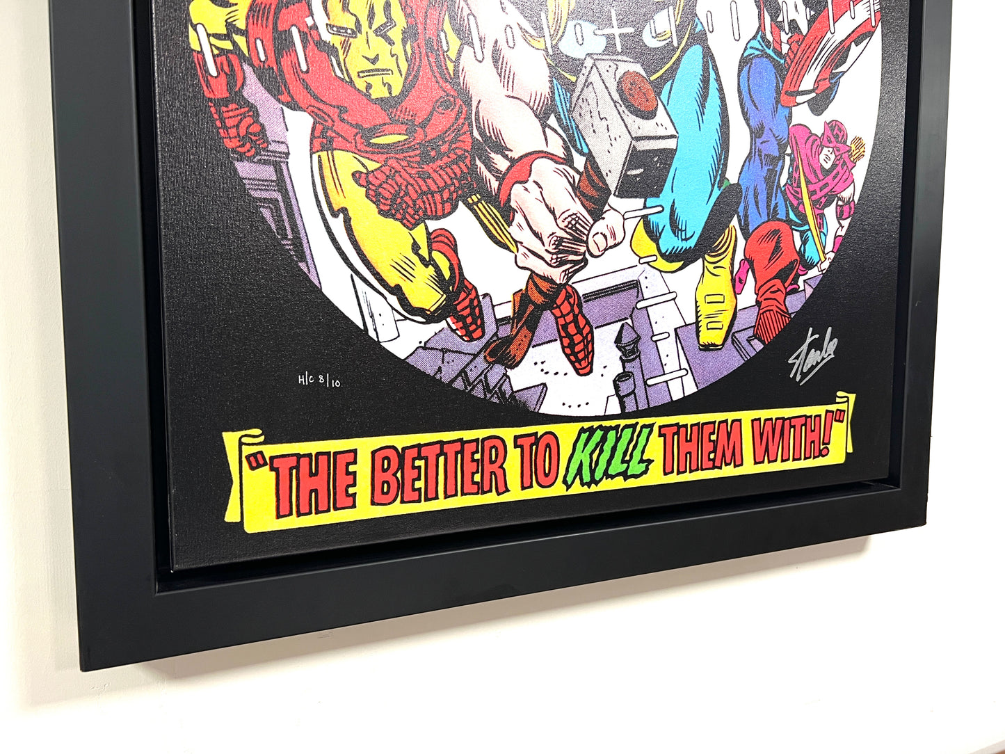 Washington Green Fine Art, Marvel The Avengers, Framed Canvas Print