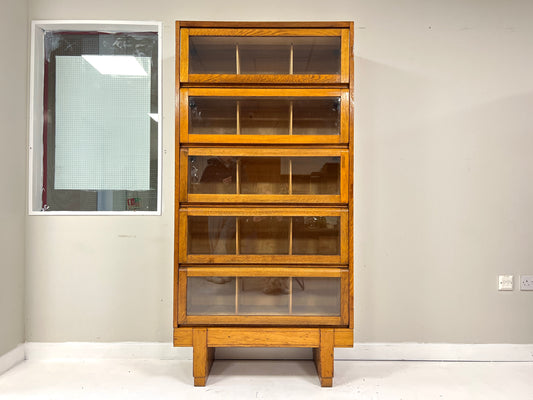 Staverton, Vintage Oak Haberdashery Style Bookcase