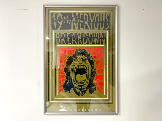 Little Island Brewing Company, ‘19th Nervous Breakdown’ Promotional Poster