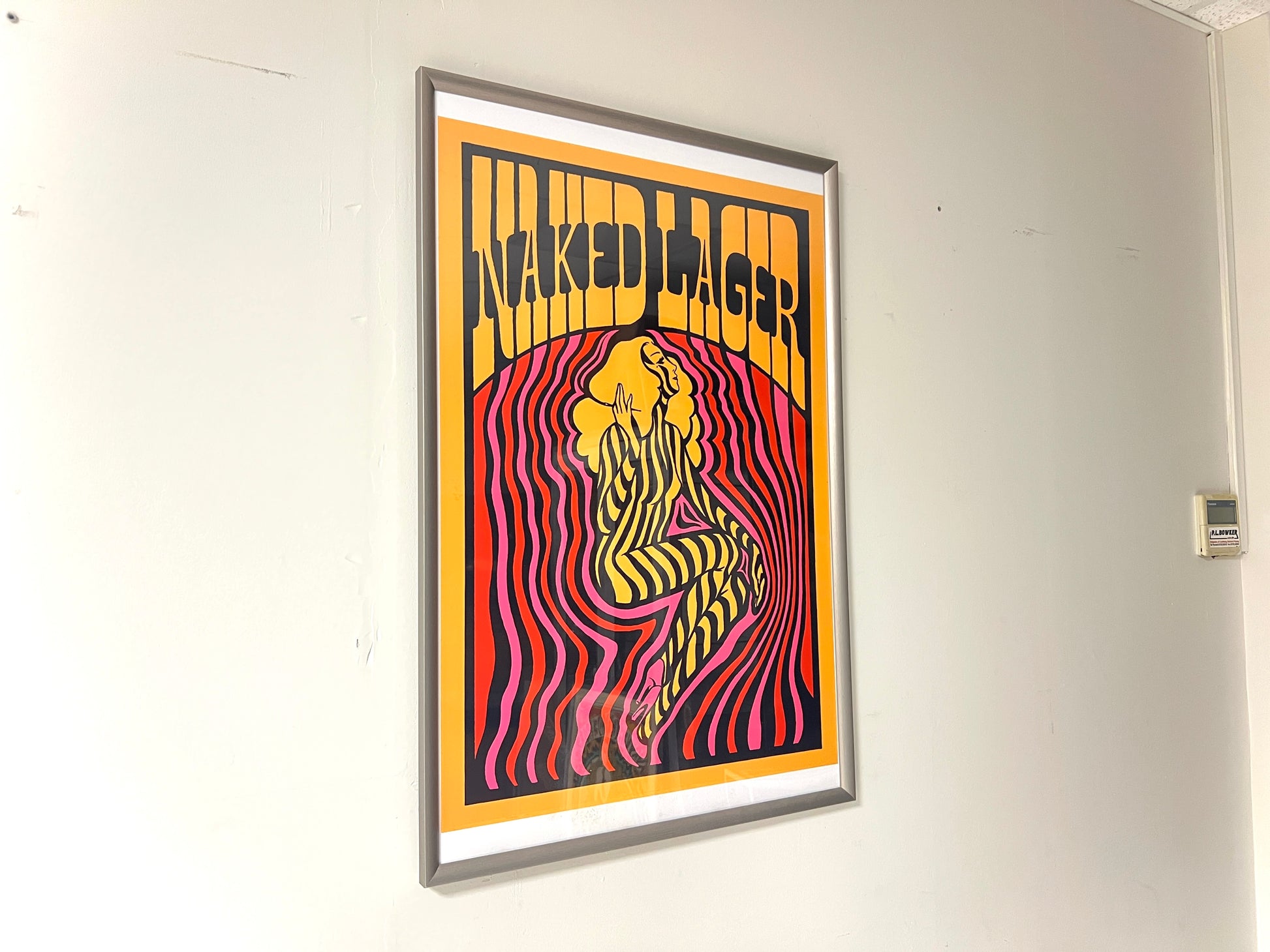 Little Island Brewing Company, ‘Naked Lager’ Promotional Poster