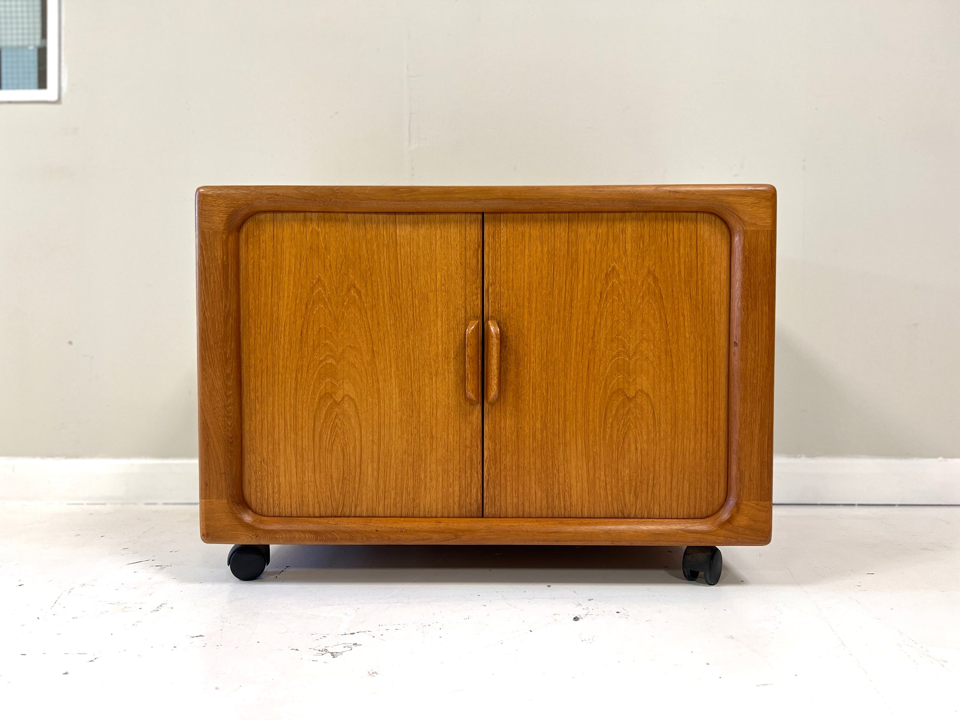 Drylund, Mid Century Danish Teak Tambour Cabinet