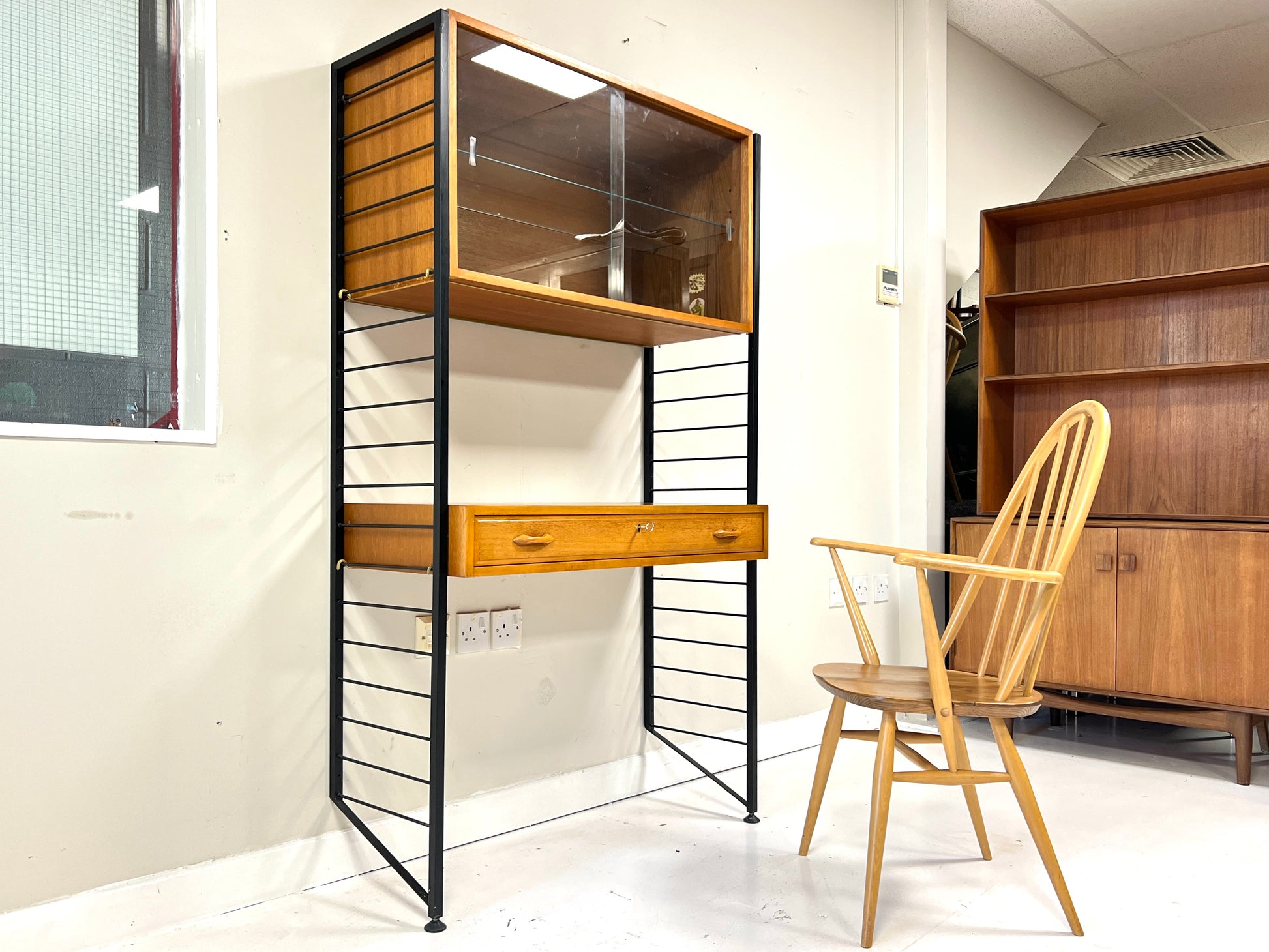 Ladderax, Modular Shelving System/Writing Desk