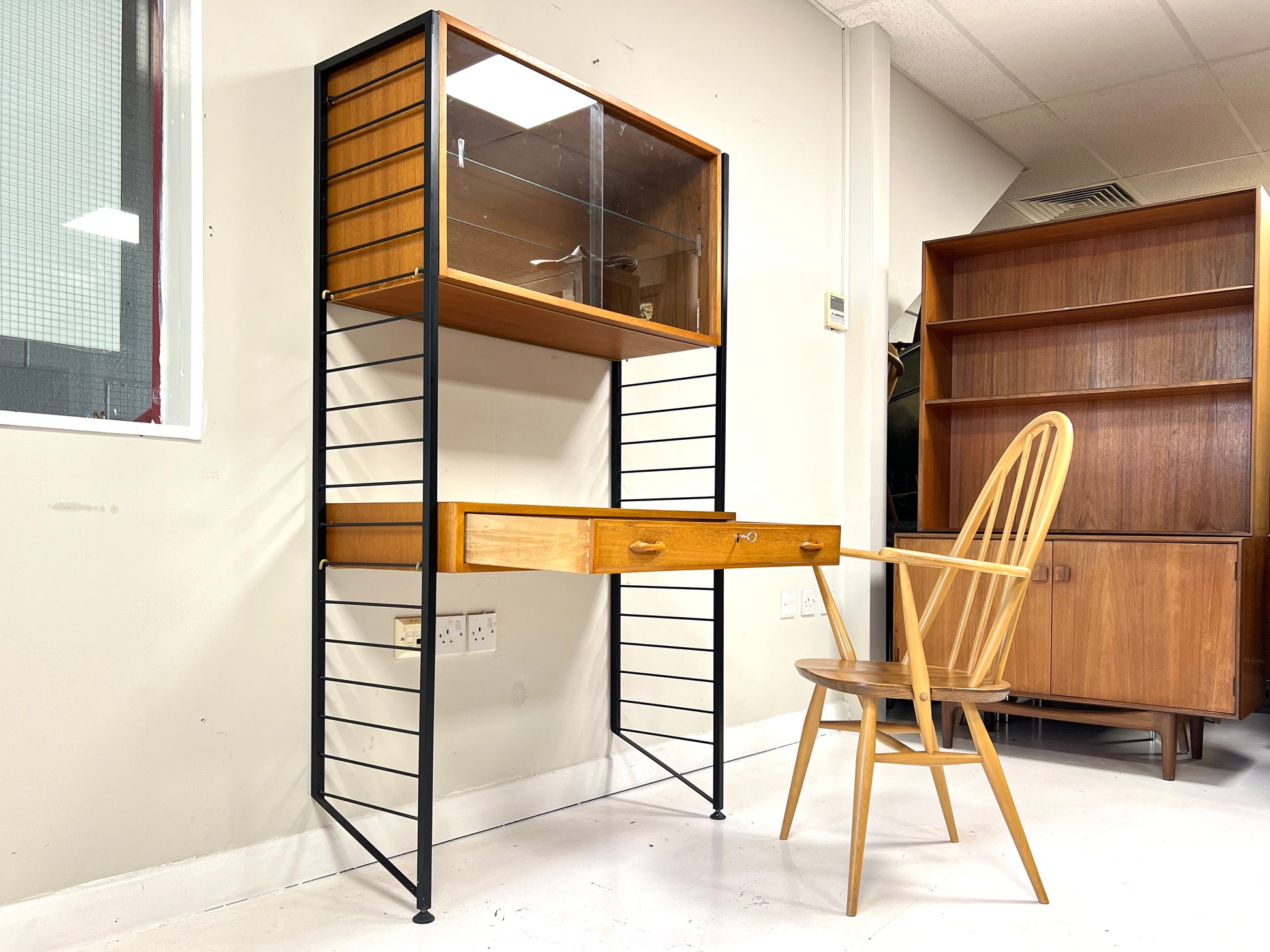 Ladderax, Modular Shelving System/Writing Desk