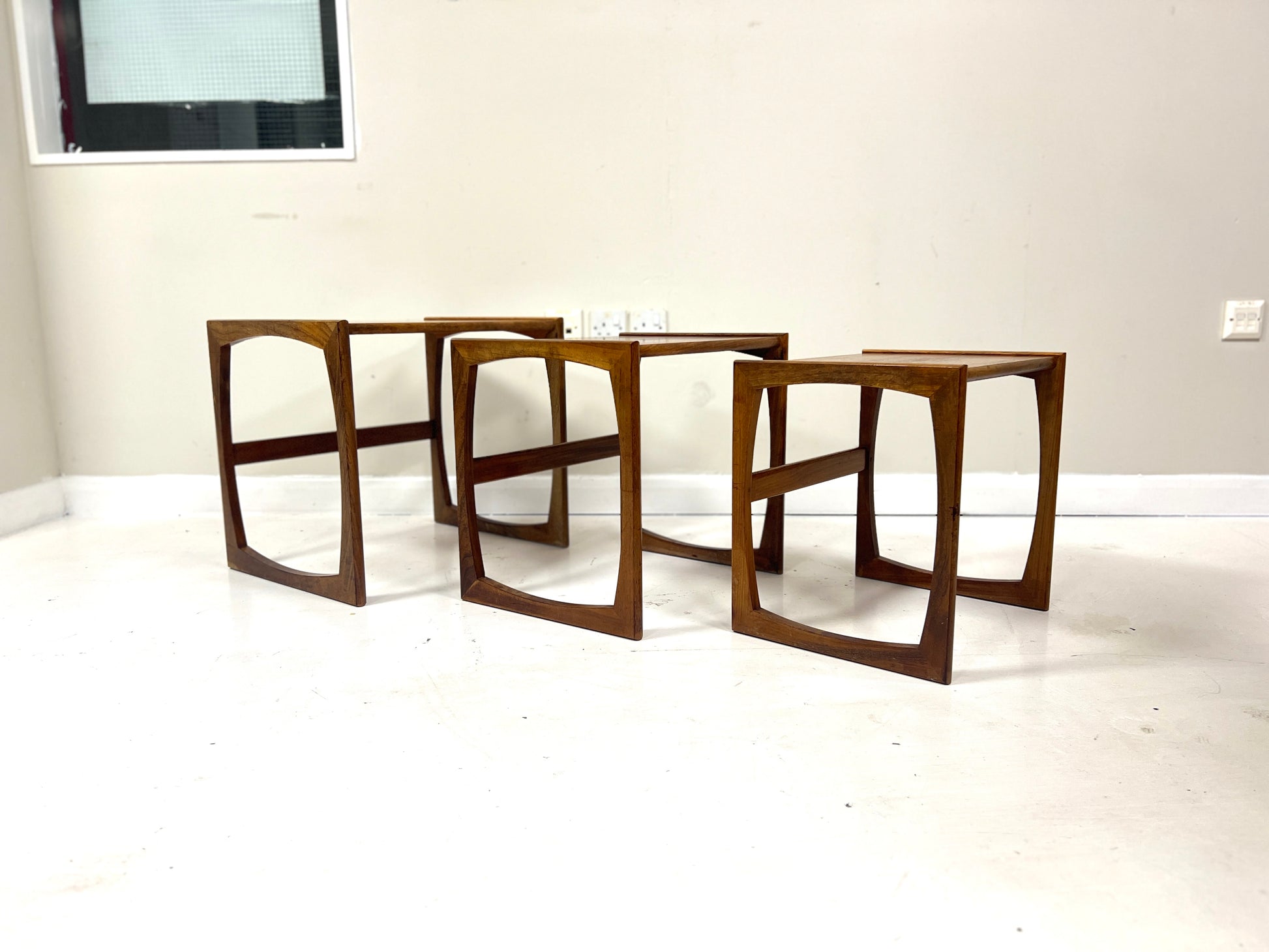 G Plan Quadrille, Mid-Century Teak Nest of Tables