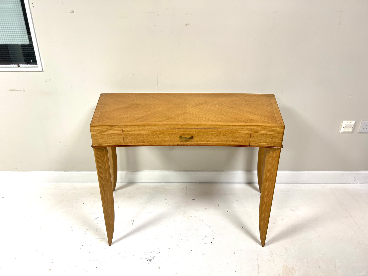 Attributed to Maison Dominique, French Sycamore Desk