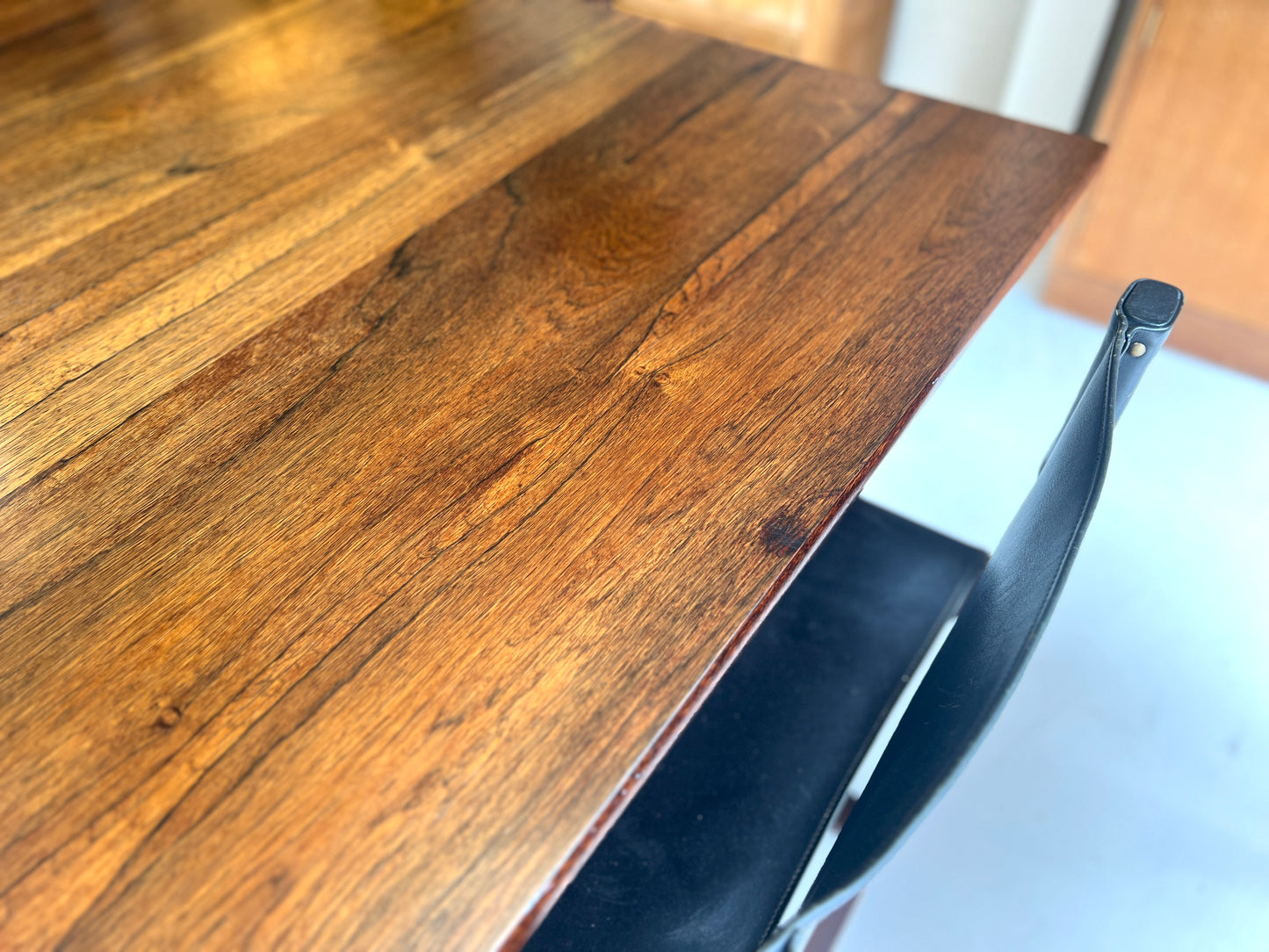 Gunther Hoffstead Rosewood Extending Dining Table for Uniflex
