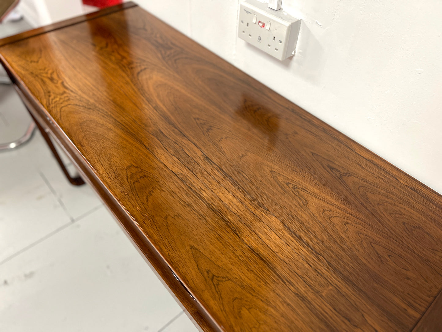 Gunther Hoffstead Rosewood Console Table for Uniflex