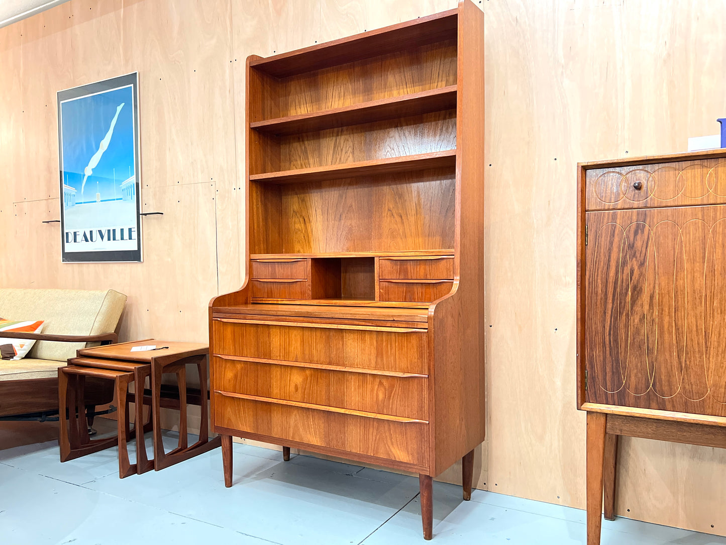 EP Møbler, Rosewood Bookcase Bureau