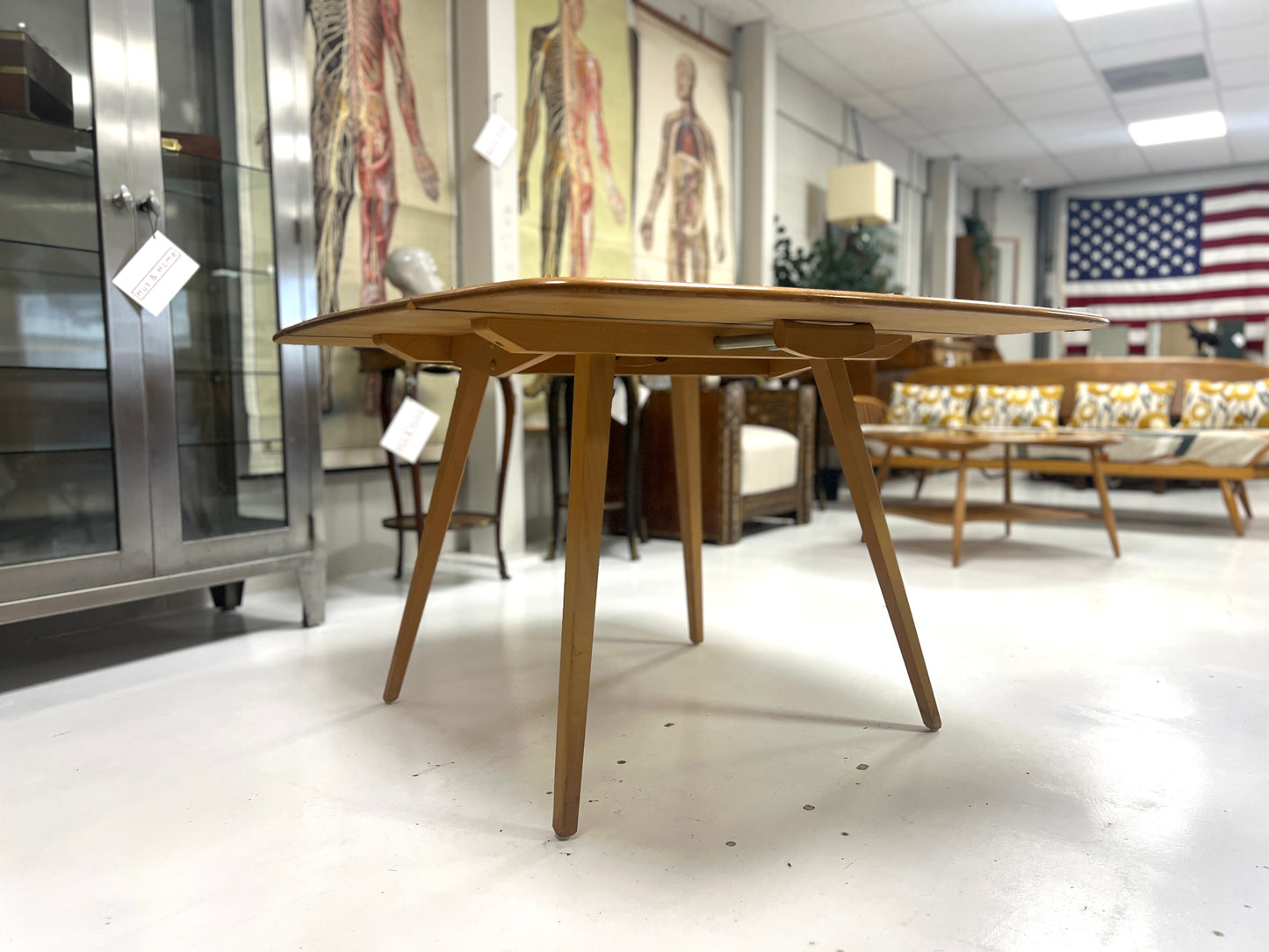 Ercol Model 492, Drop Leaf Dining Table, 1960s