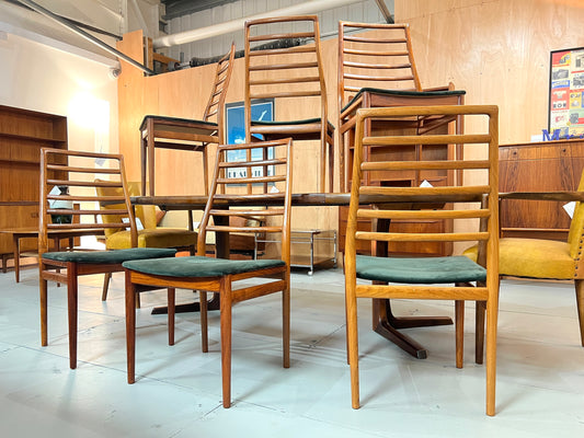 Dyrlund, Set of 6 Rosewood Dining Chairs