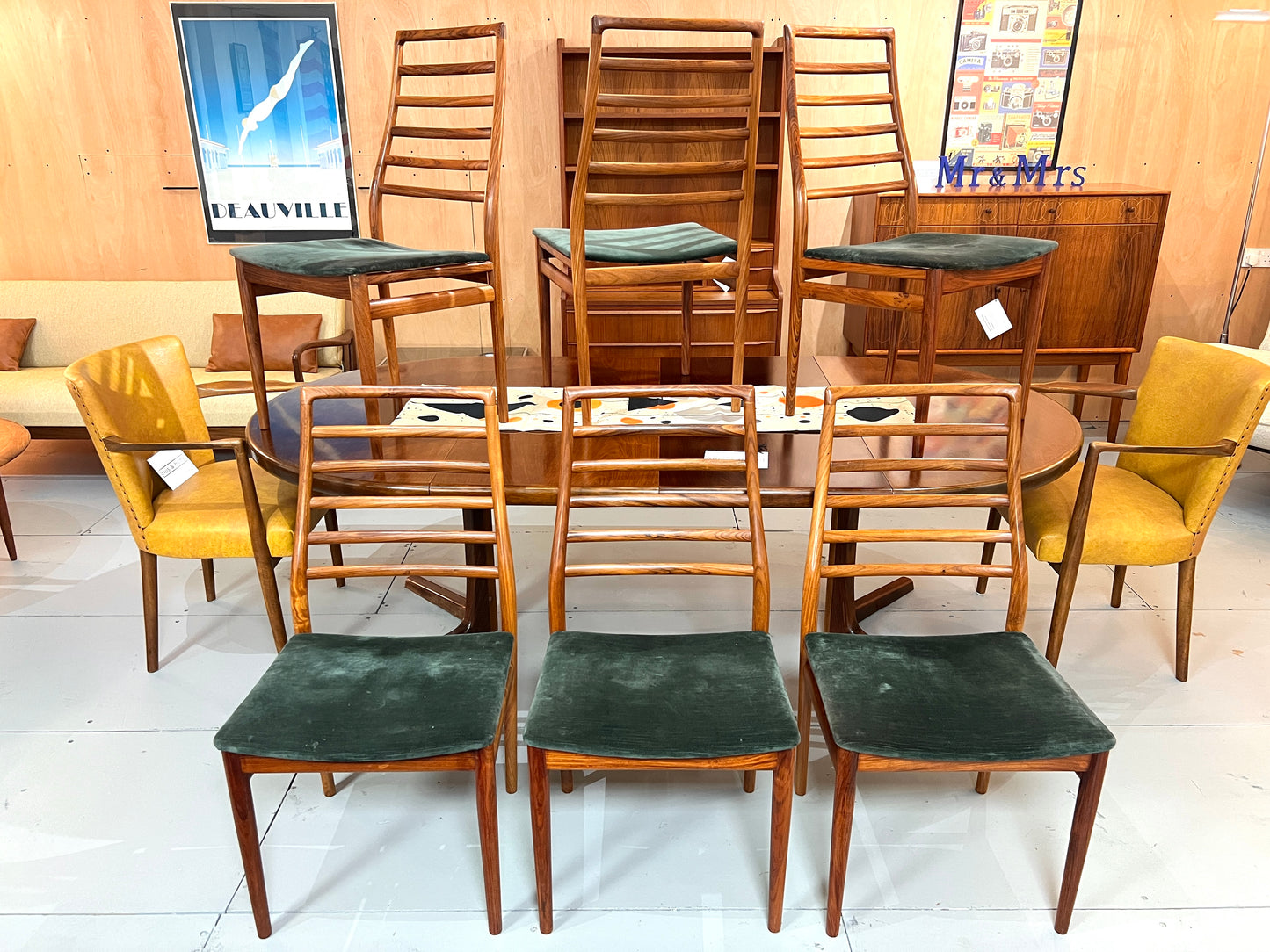 Dyrlund, Set of 6 Rosewood Dining Chairs