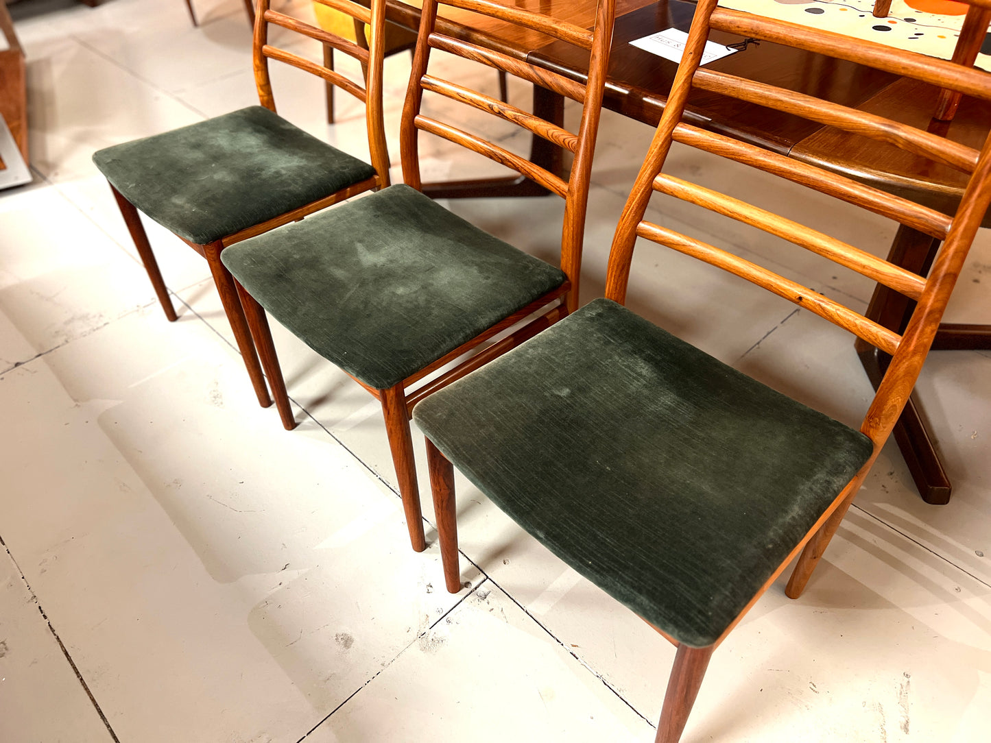 Dyrlund, Set of 6 Rosewood Dining Chairs