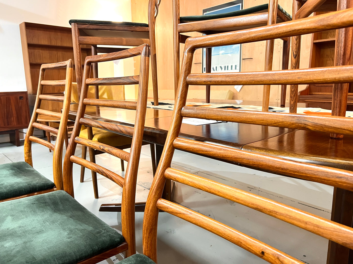 Dyrlund, Set of 6 Rosewood Dining Chairs