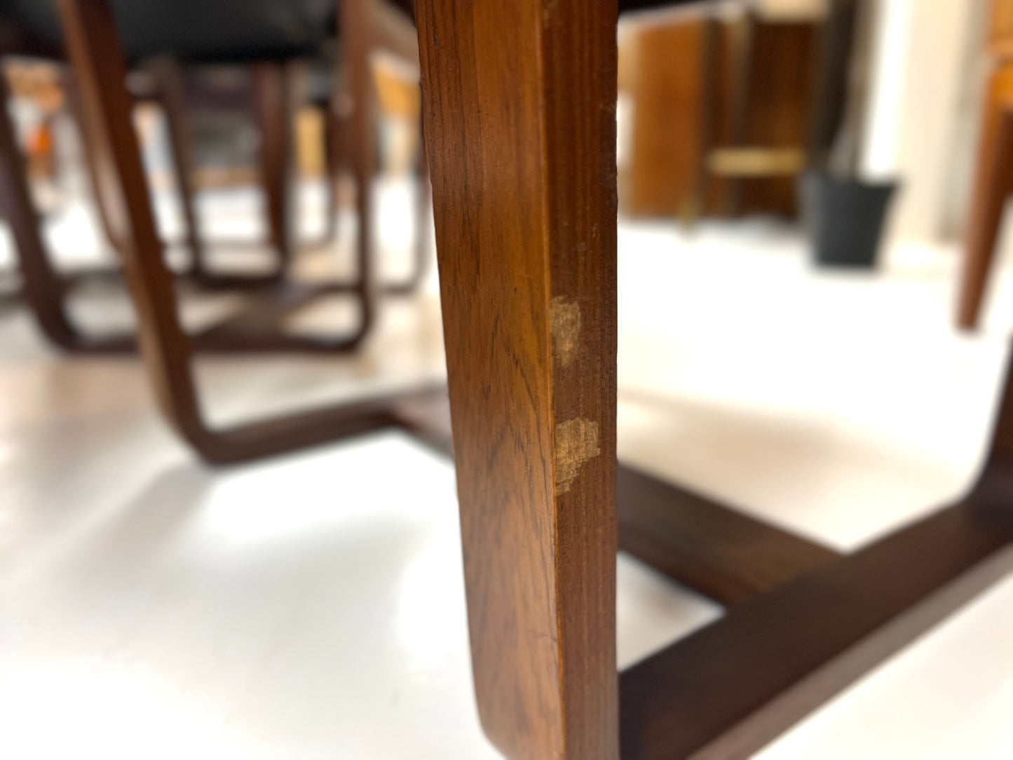 Gunther Hoffstead Rosewood Extending Dining Table & 6 Chairs for Uniflex