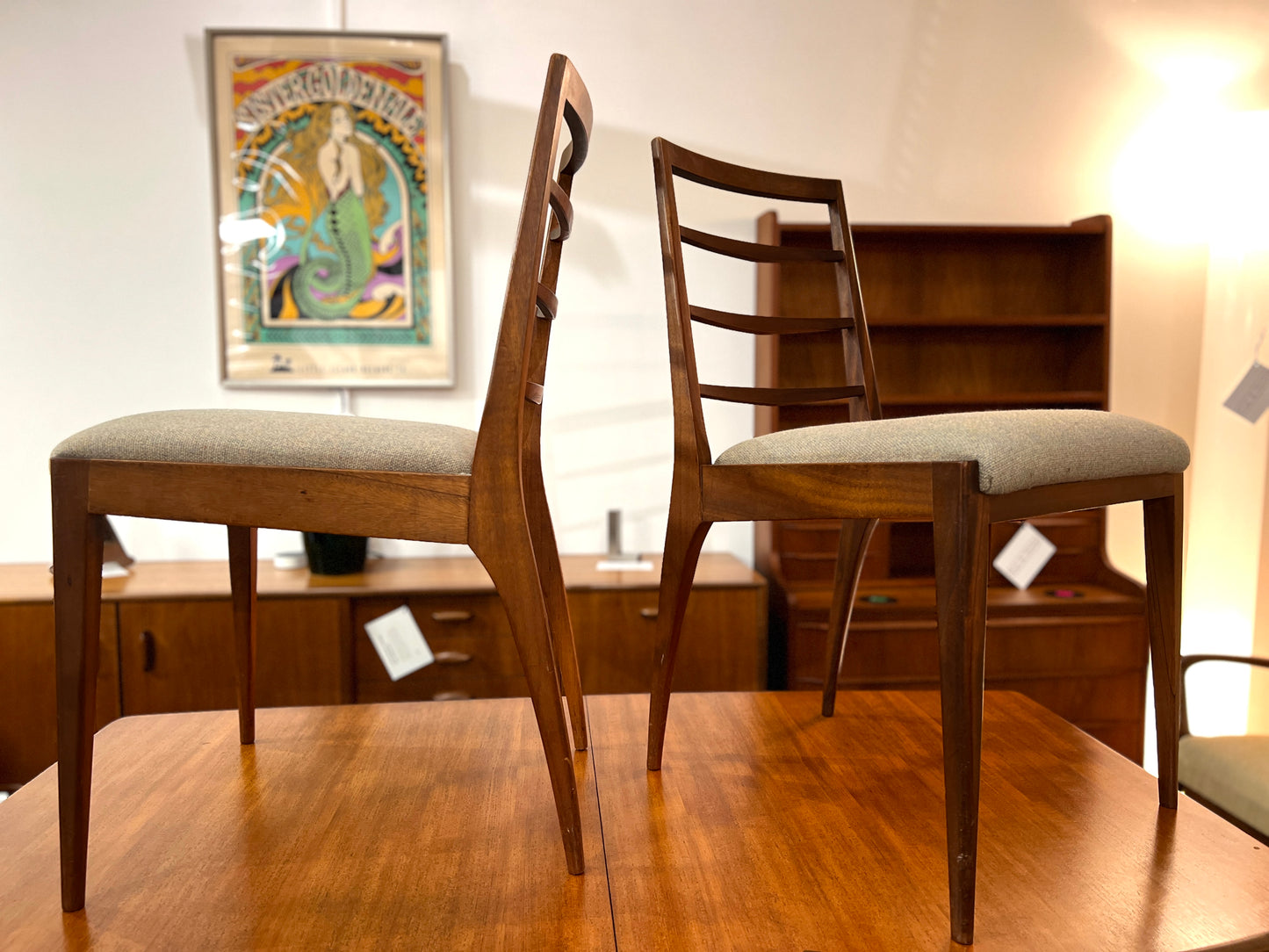Mcintosh, Mid Century Teak Extending Dining Table and 4 Chairs