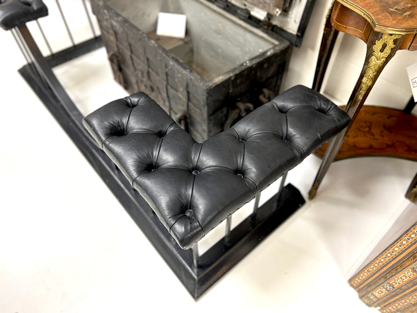 Jet Black Club Fender with Studded Leather Seat