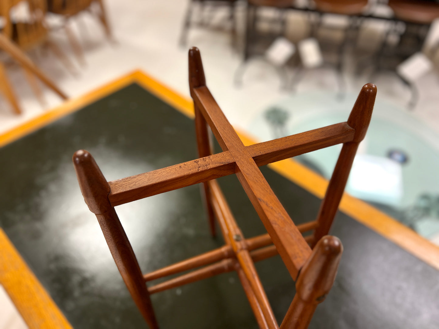 Poul Hundevad, Teak Side Table / Plant Stand with Removable Top