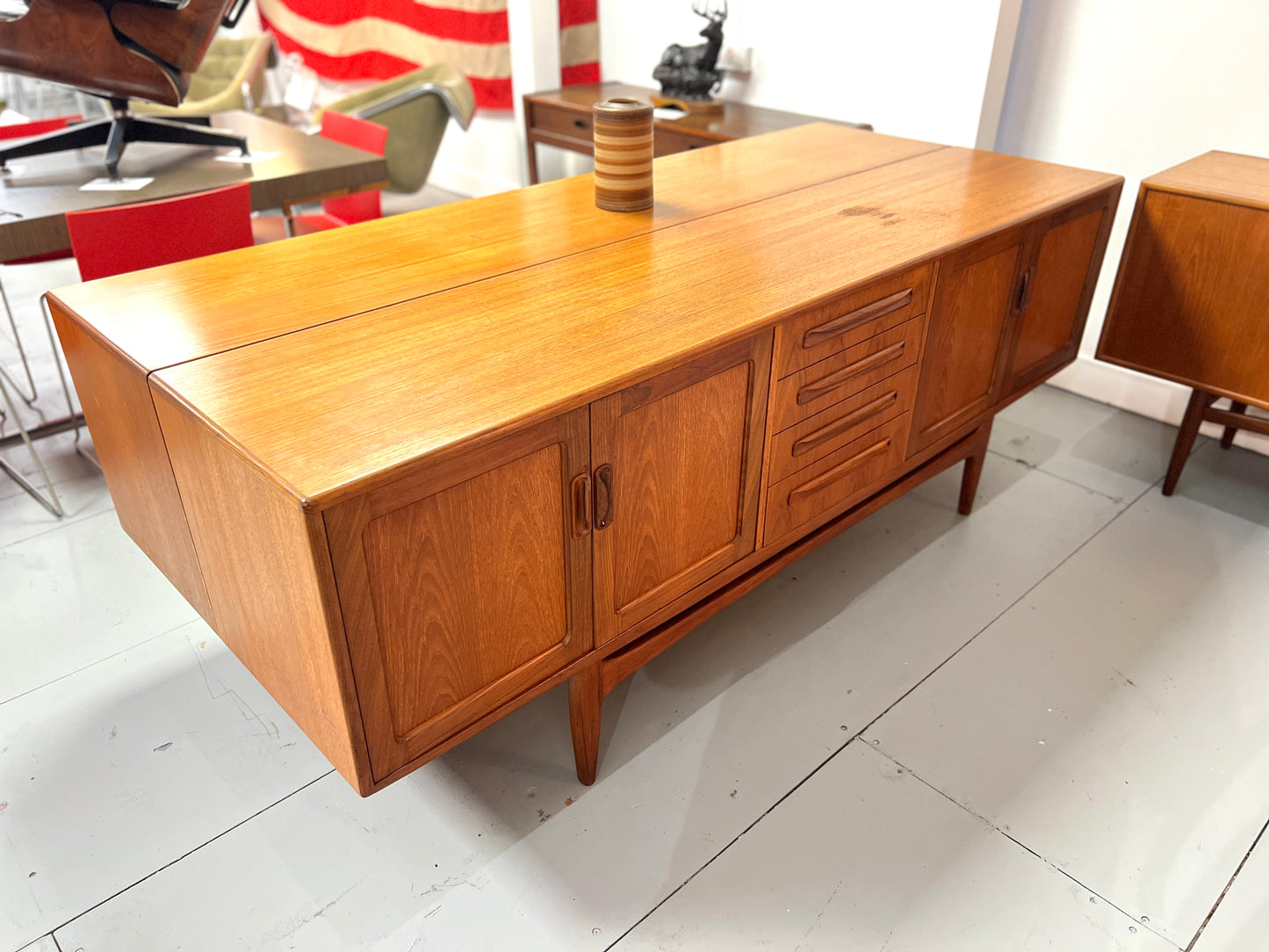 G Plan Fresco, Mid-Century, Long John Teak Sideboard