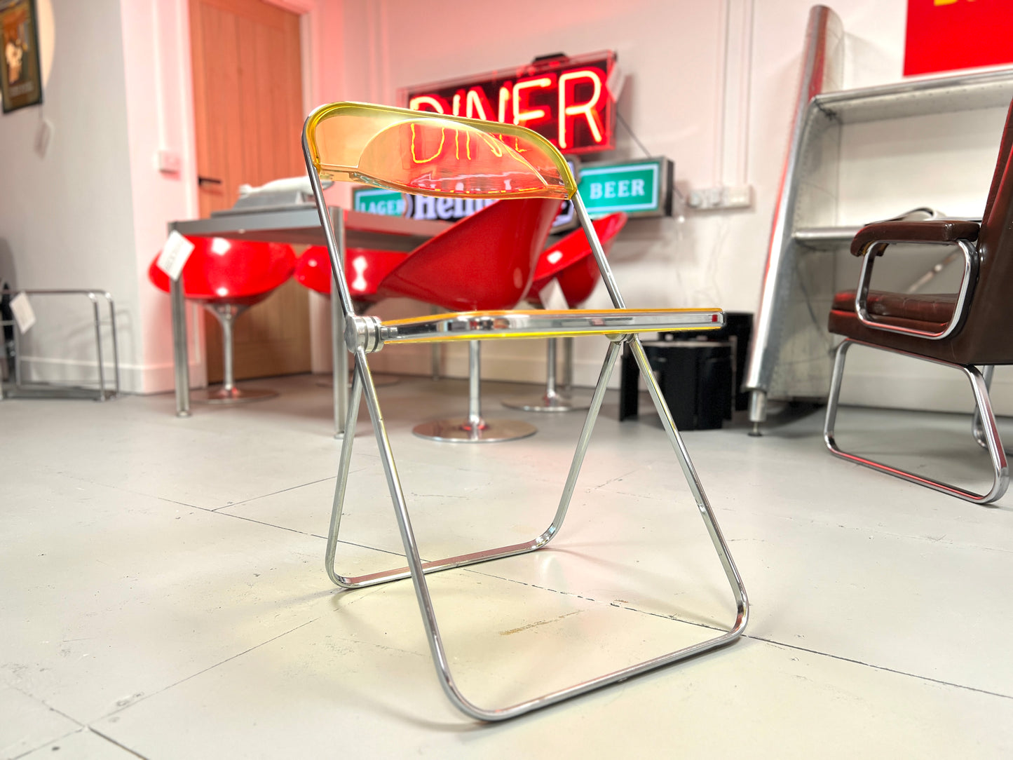 Giancarlo Piretti for Castelli, Plia Folding Chair