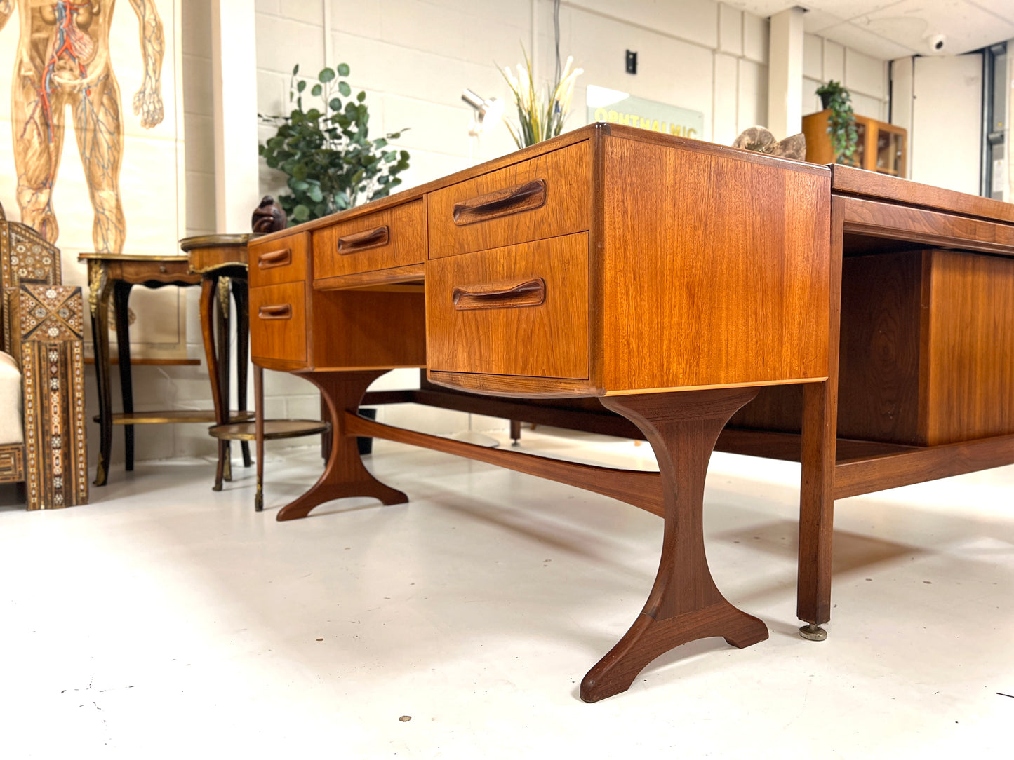 G Plan Fresco, Mid Century Teak Desk / Dressing Table