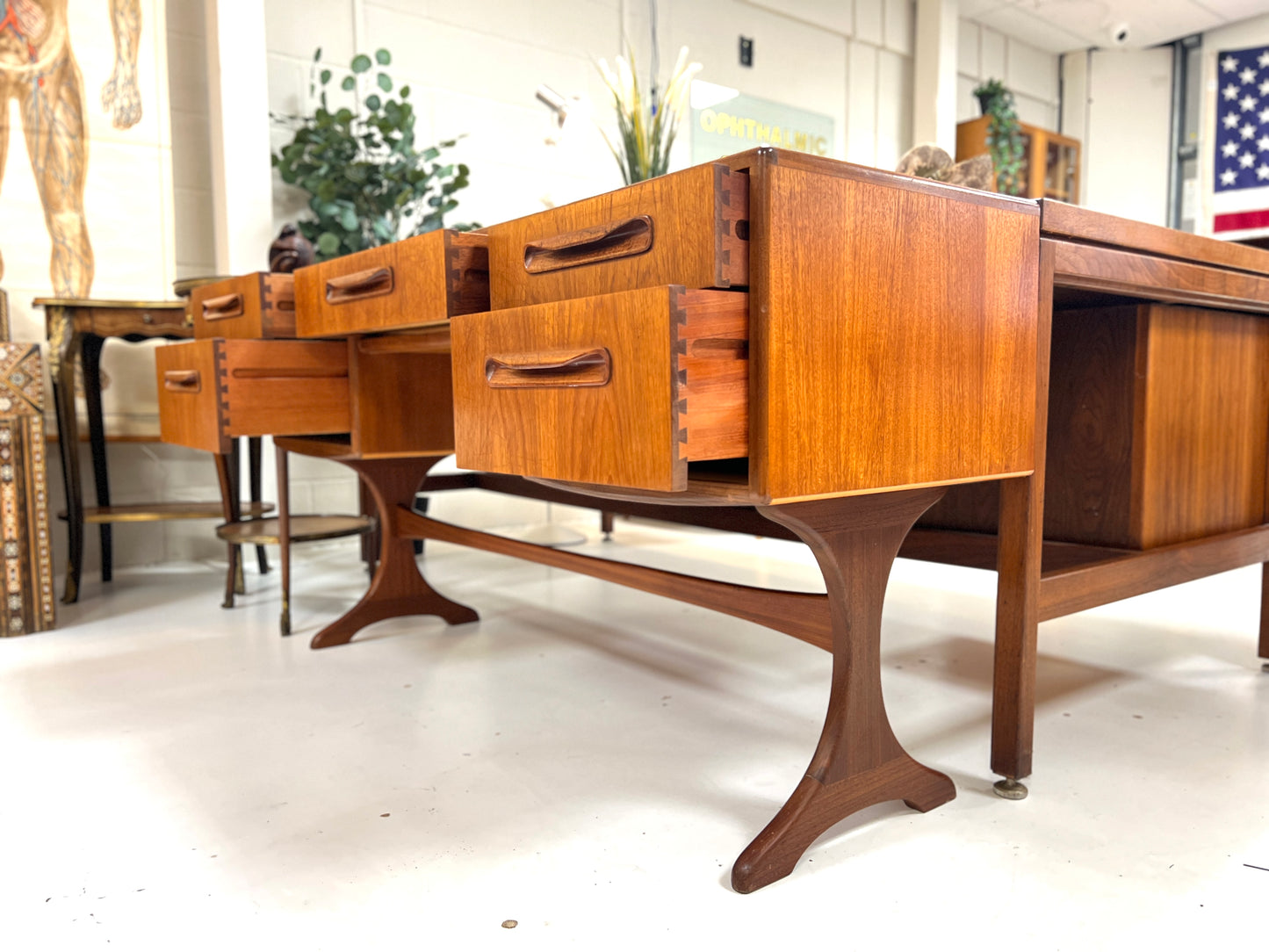 G Plan Fresco, Mid Century Teak Desk / Dressing Table