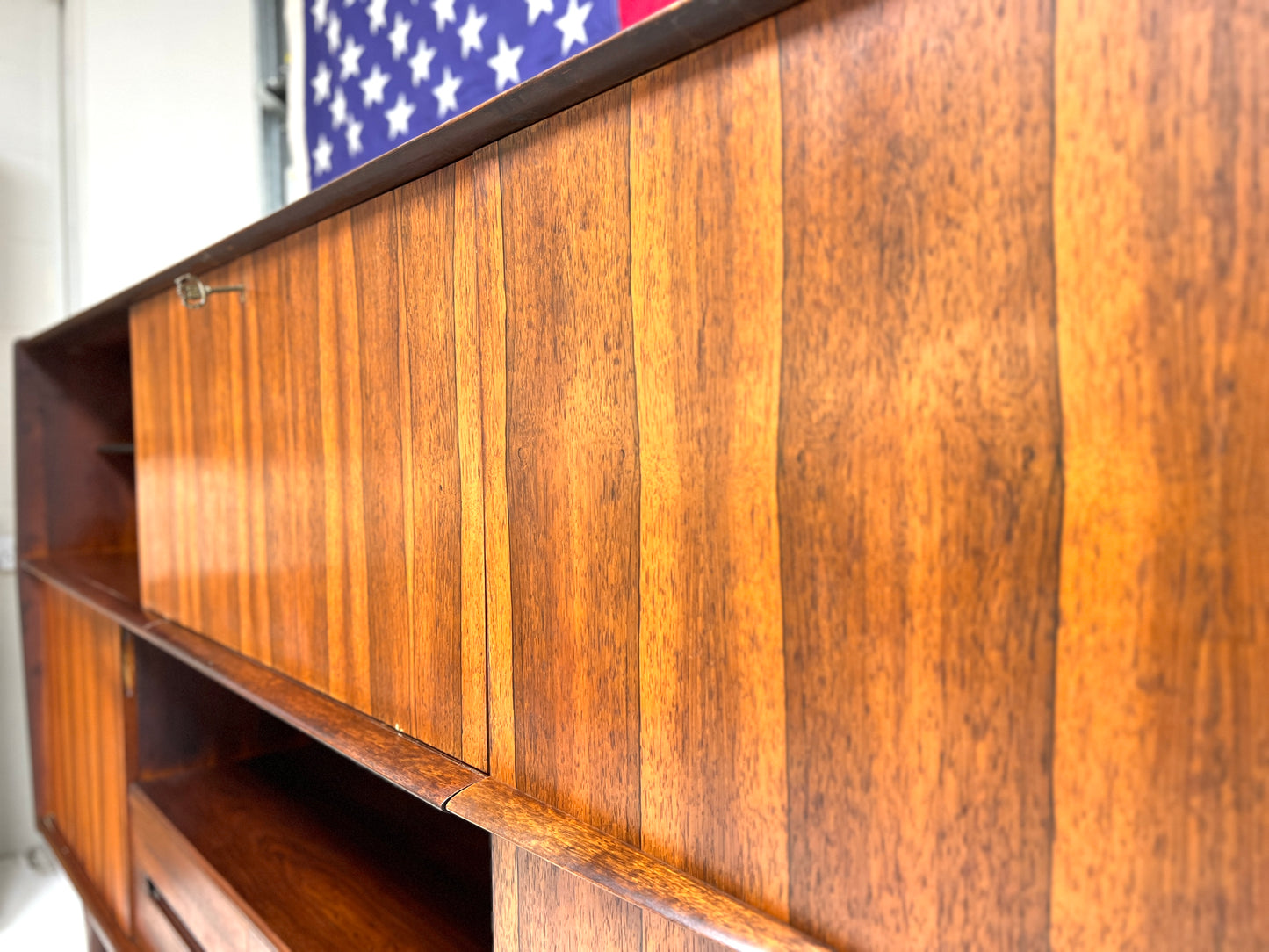 SIMAT, Rare Mid Century Large Rosewood Sideboard