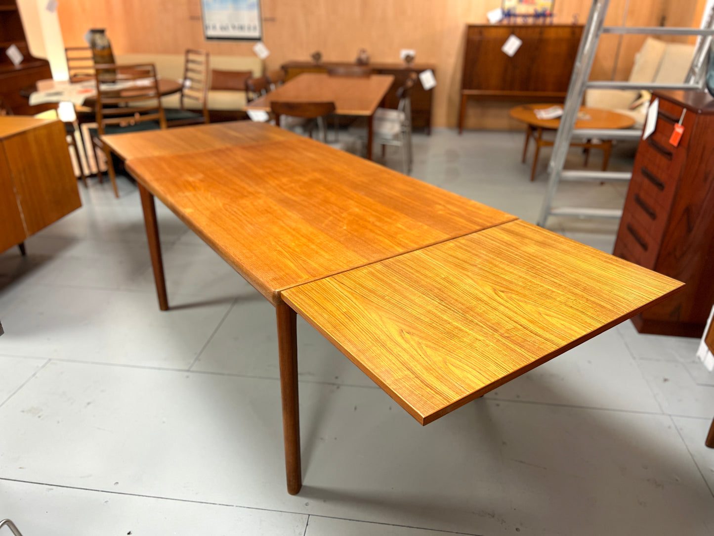 BRDR Furbo, Danish Teak Extending Dining Table