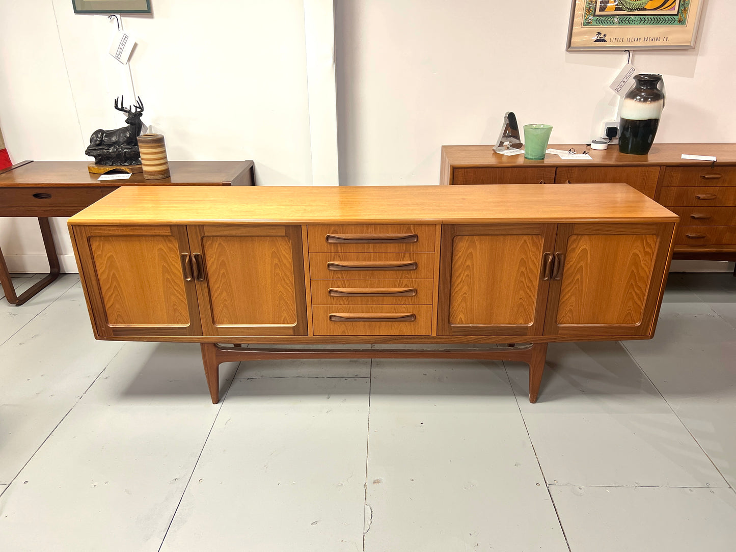 G Plan Fresco, Mid-Century, Long John Teak Sideboard