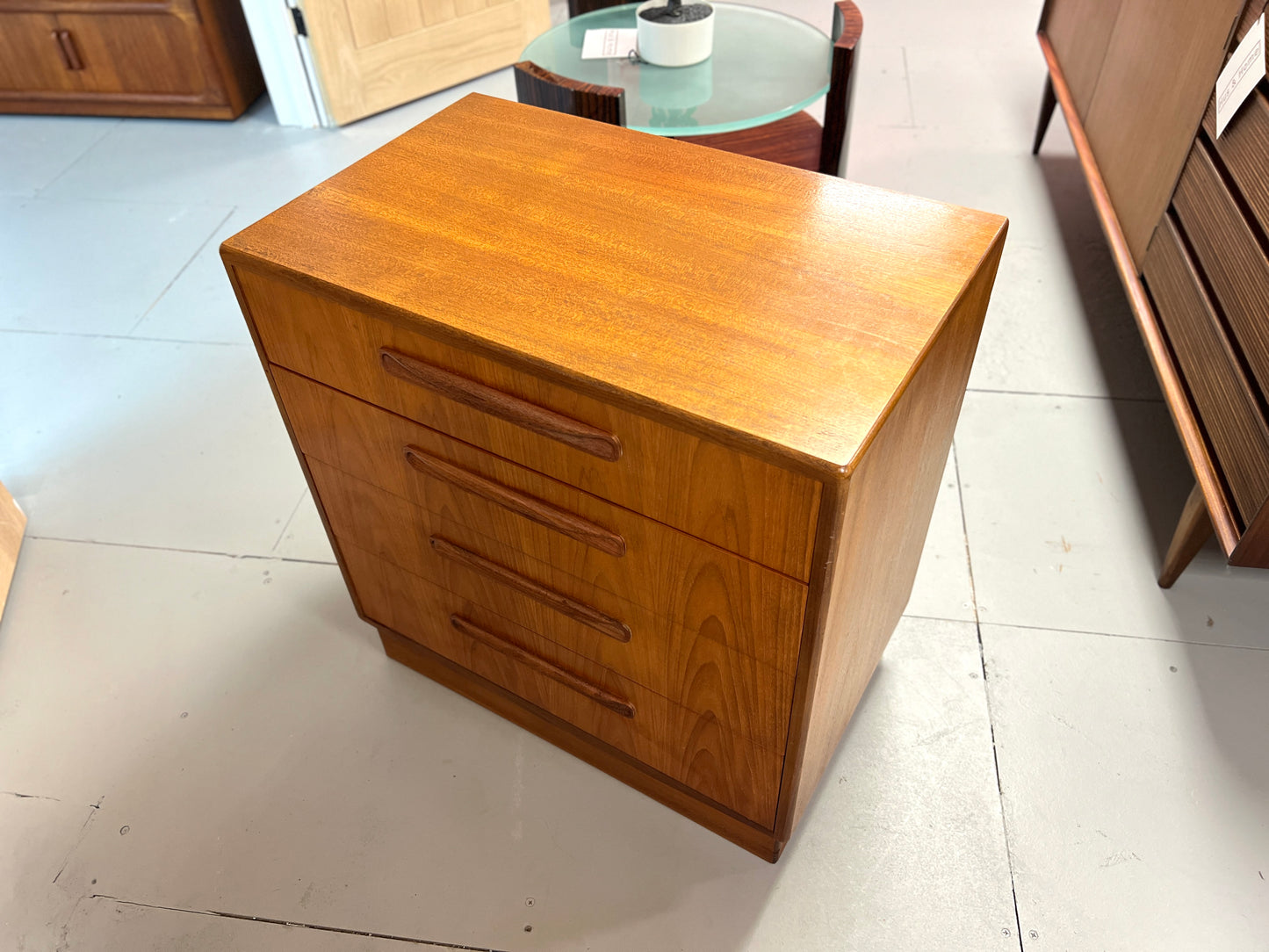 G Plan Fresco, Vintage Teak Chest of Four Drawers