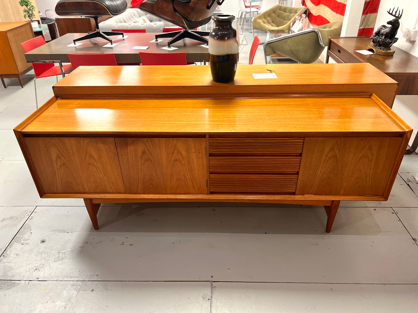 Attributed to Richard Hornby, Teak Sideboard with Cocktail Cabinet