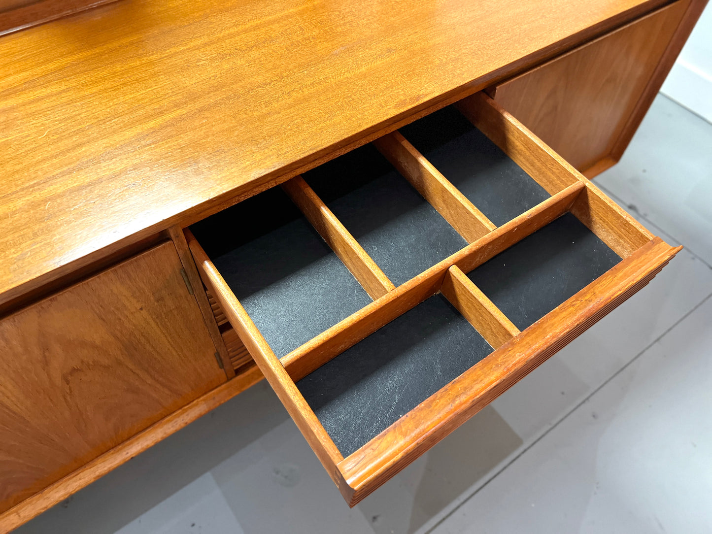 Attributed to Richard Hornby, Teak Sideboard with Cocktail Cabinet