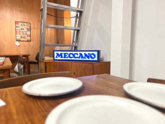 Meccano, Vintage Illuminated Sign / Light Box