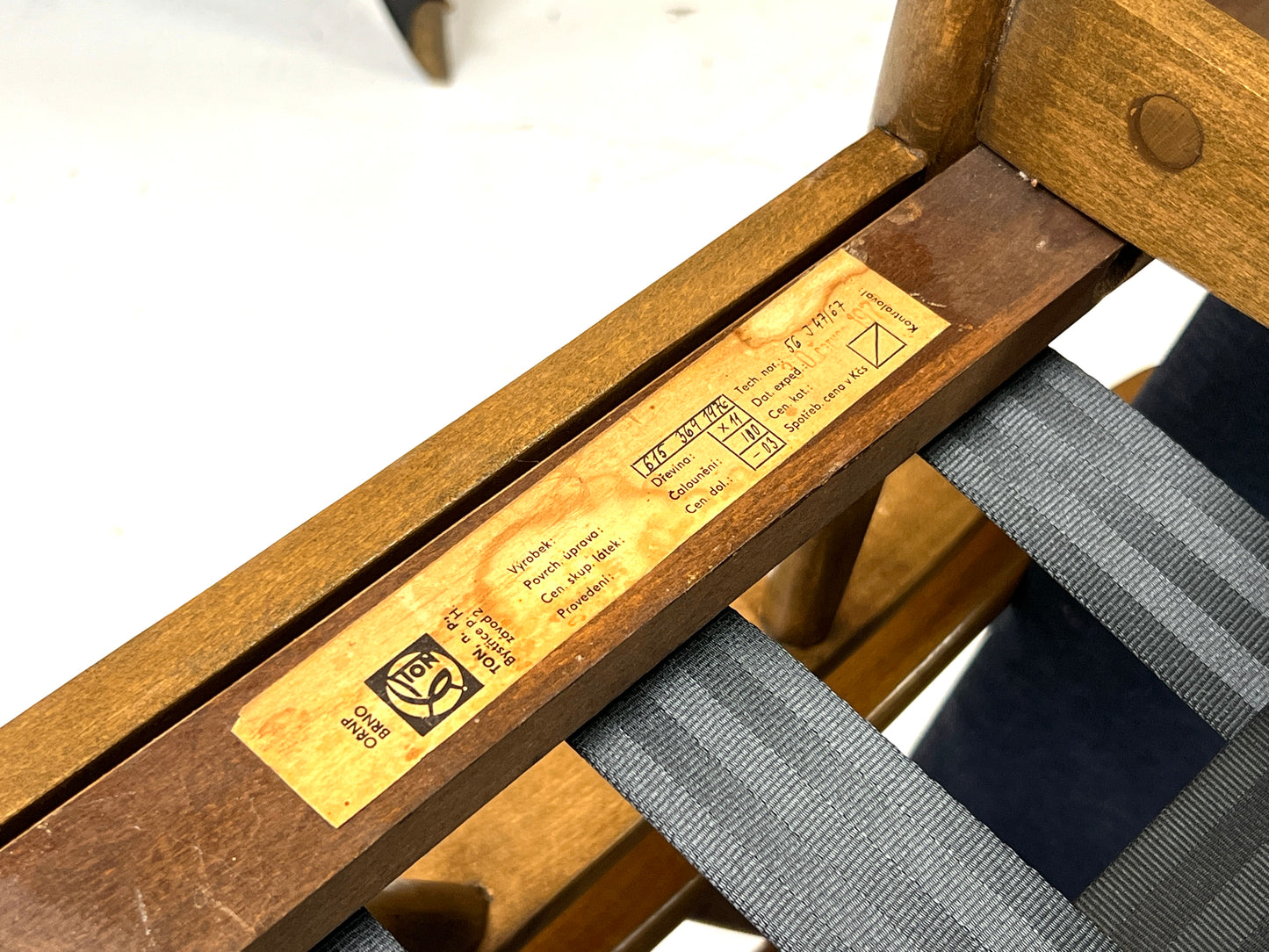 Antonín Šuman for TON Thonet, Pair of Mid-Century Teak Boomerang Armchairs