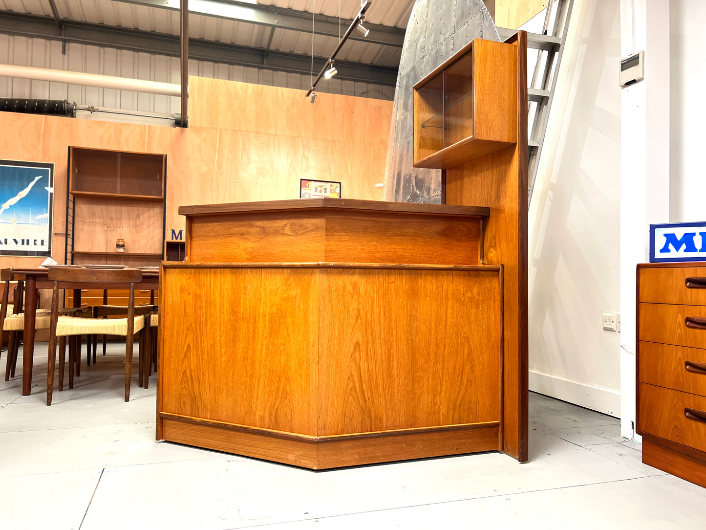 Turnidge, Mid-Century Teak Cocktail Bar