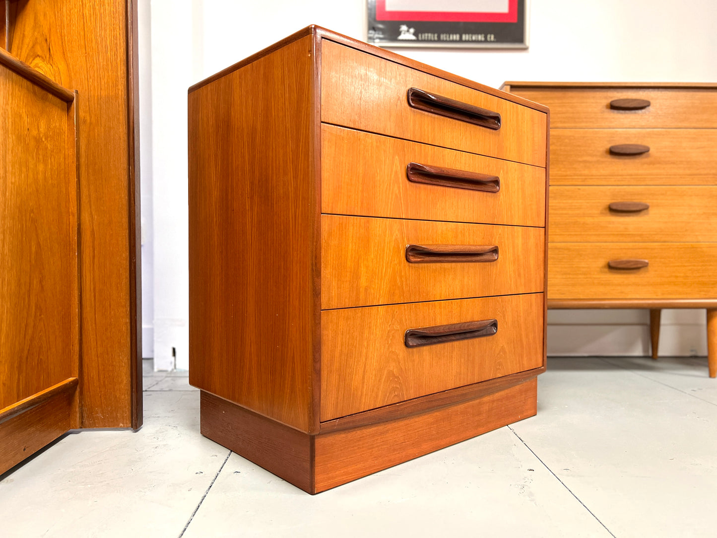 G Plan Fresco, Vintage Teak Chest of 4 Drawers