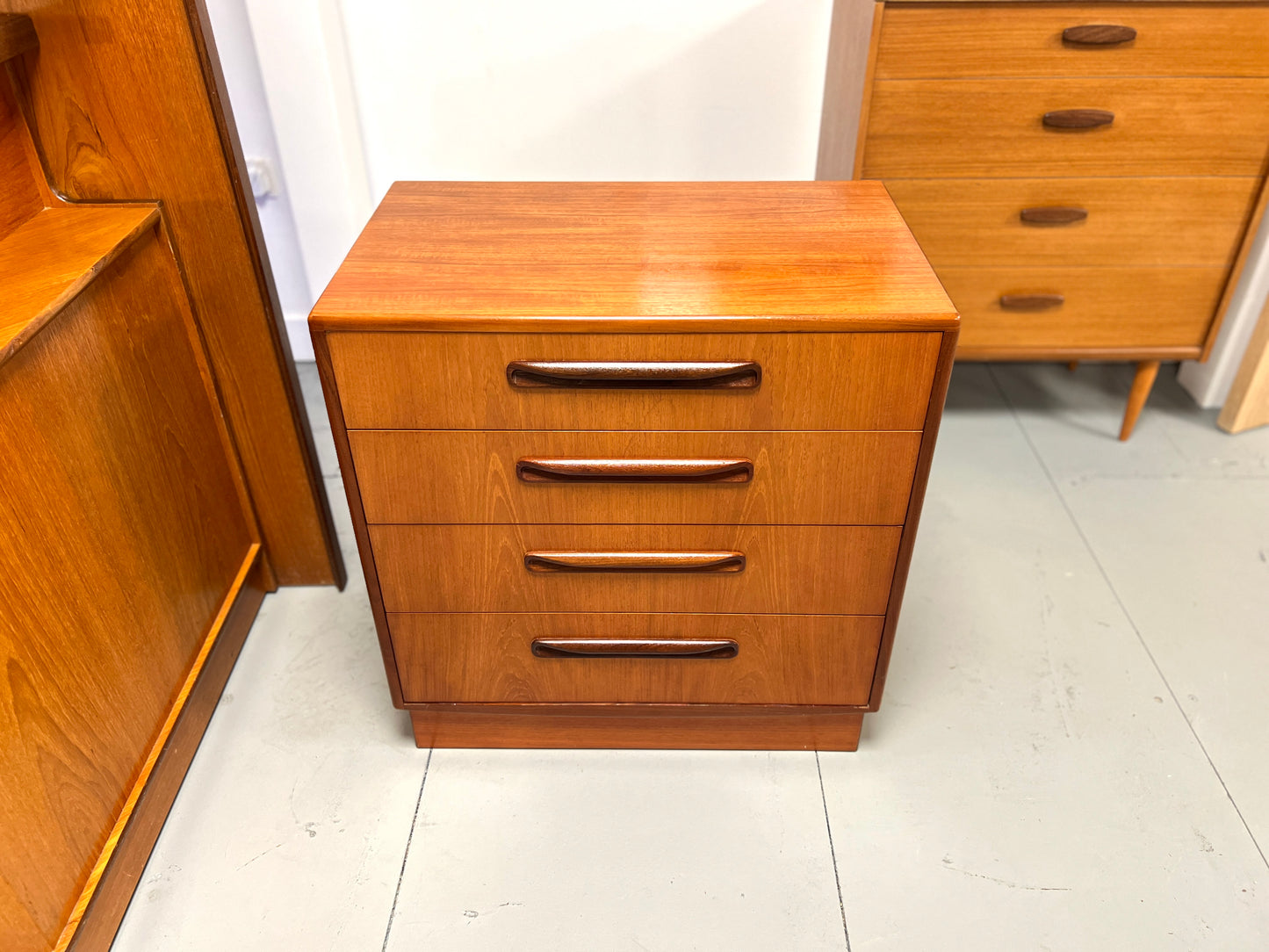 G Plan Fresco, Vintage Teak Chest of 4 Drawers
