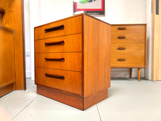 G Plan Fresco, Vintage Teak Chest of 4 Drawers