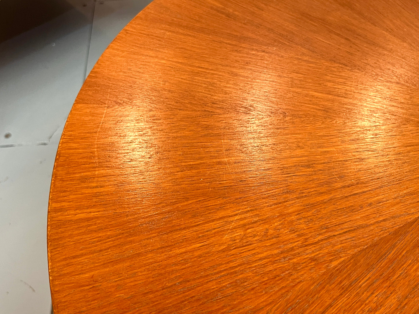 A.H. McIntosh, Mid Century Teak Sunburst Coffee Table