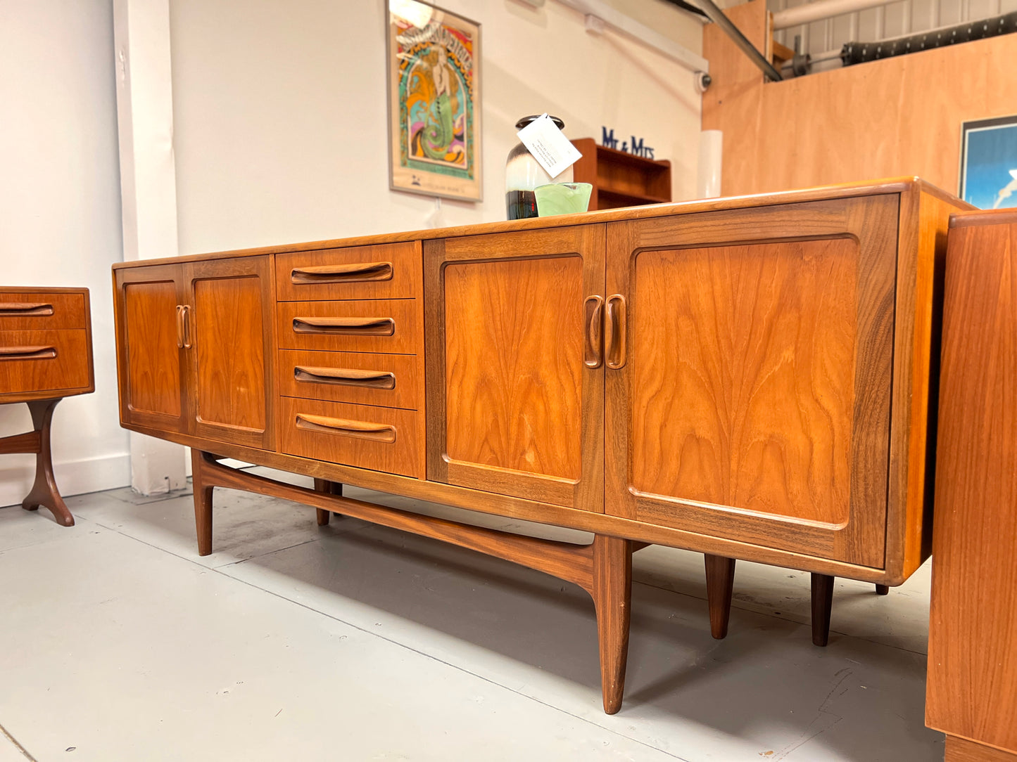 G-Plan Fresco Teak Sideboard, Long John