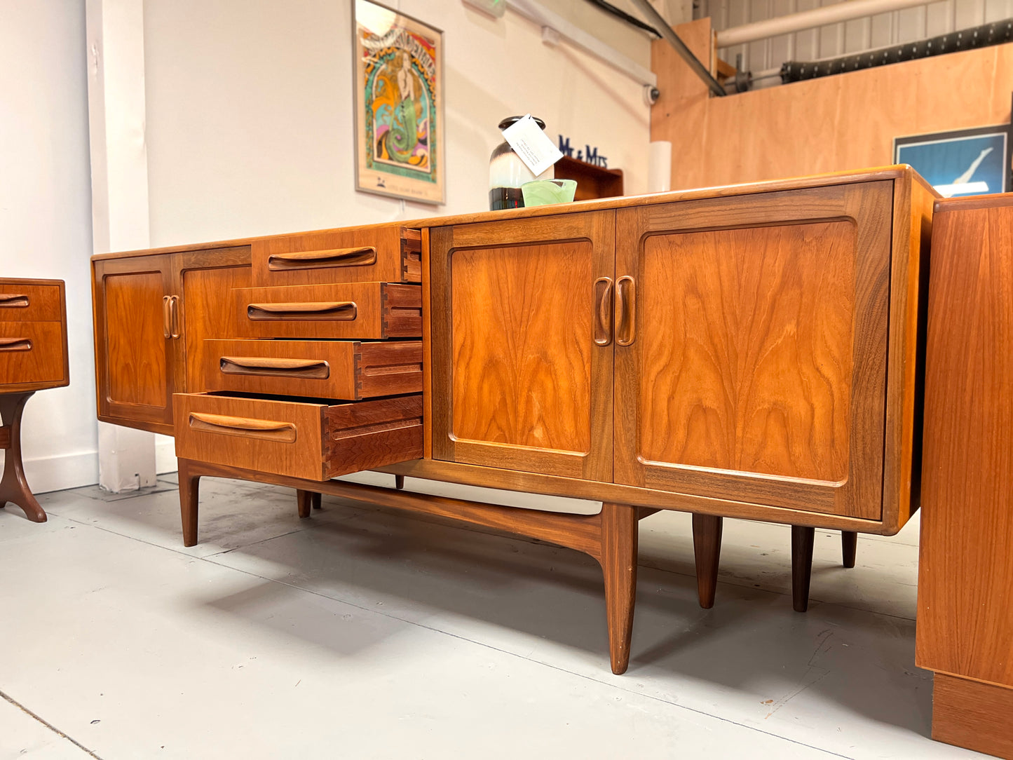 G-Plan Fresco Teak Sideboard, Long John